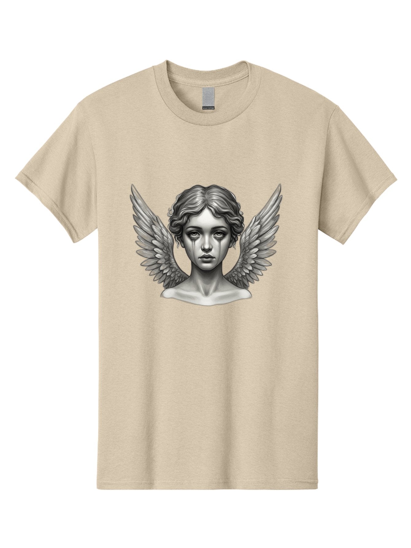 Crying-Angel-Statue Men'S Graphic Tee, 100% Cotton, Comfortable Casual Summer Wear, Machine Washable, Vintage Camera, Old Camera, Antique Camera, Black Camera, Classic Photography, Photography Equipment, Nostalgic Device, Film Camera, Bak345 8