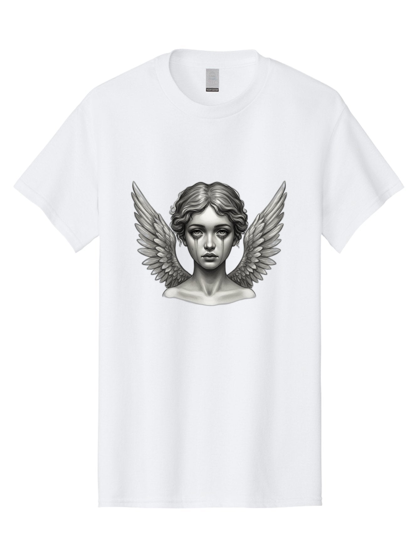 Crying-Angel-Statue Men'S Graphic Tee, 100% Cotton, Comfortable Casual Summer Wear, Machine Washable, Vintage Camera, Old Camera, Antique Camera, Black Camera, Classic Photography, Photography Equipment, Nostalgic Device, Film Camera, Bak345 6