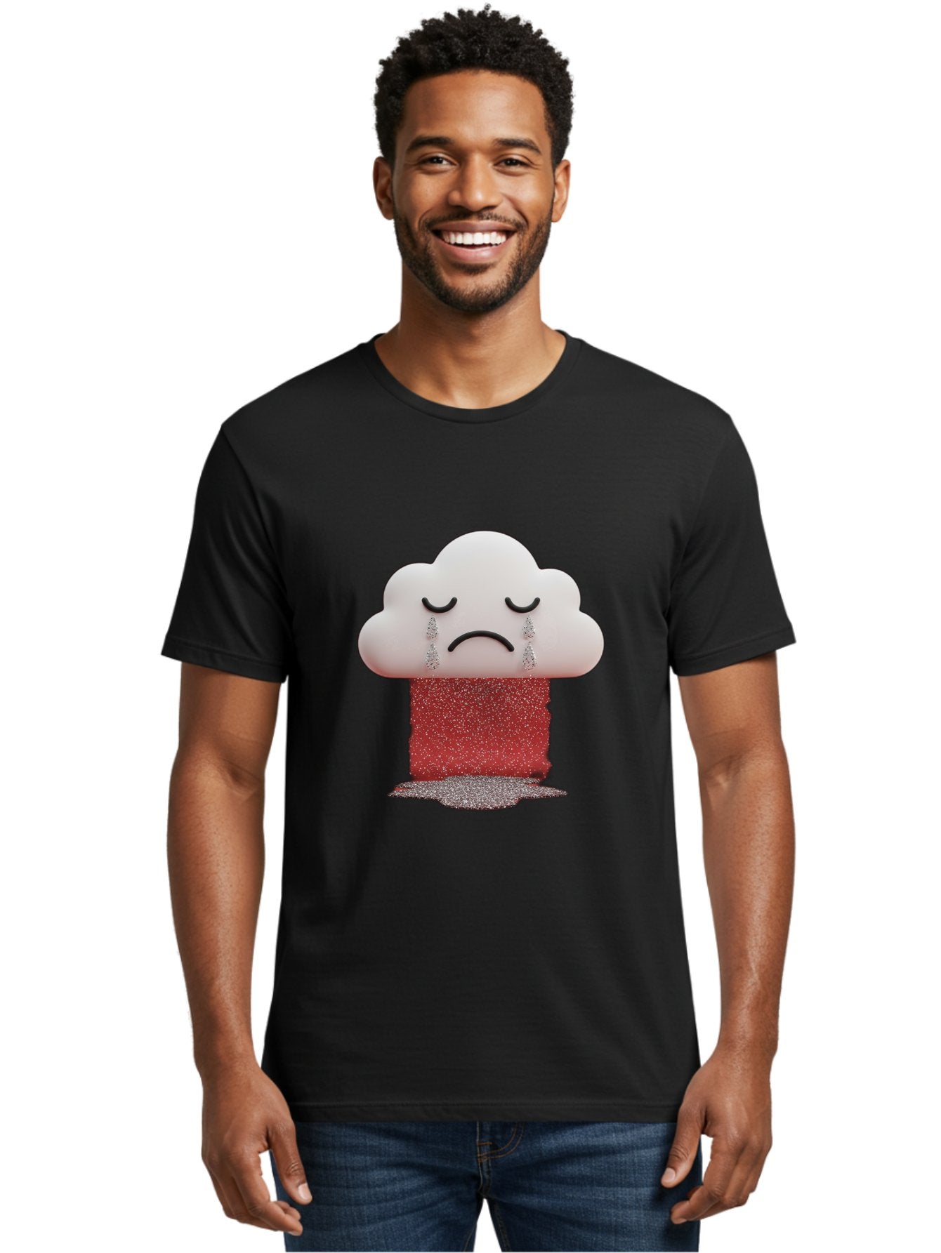 Crying-Cloud-1 Men'S Graphic Tee, 100% Cotton, Comfortable Casual Summer Wear, Machine Washable, Vintage Camera, Old Camera, Antique Camera, Black Camera, Classic Photography, Photography Equipment, Nostalgic Device, Film Camera, Camera Art Bak348 29