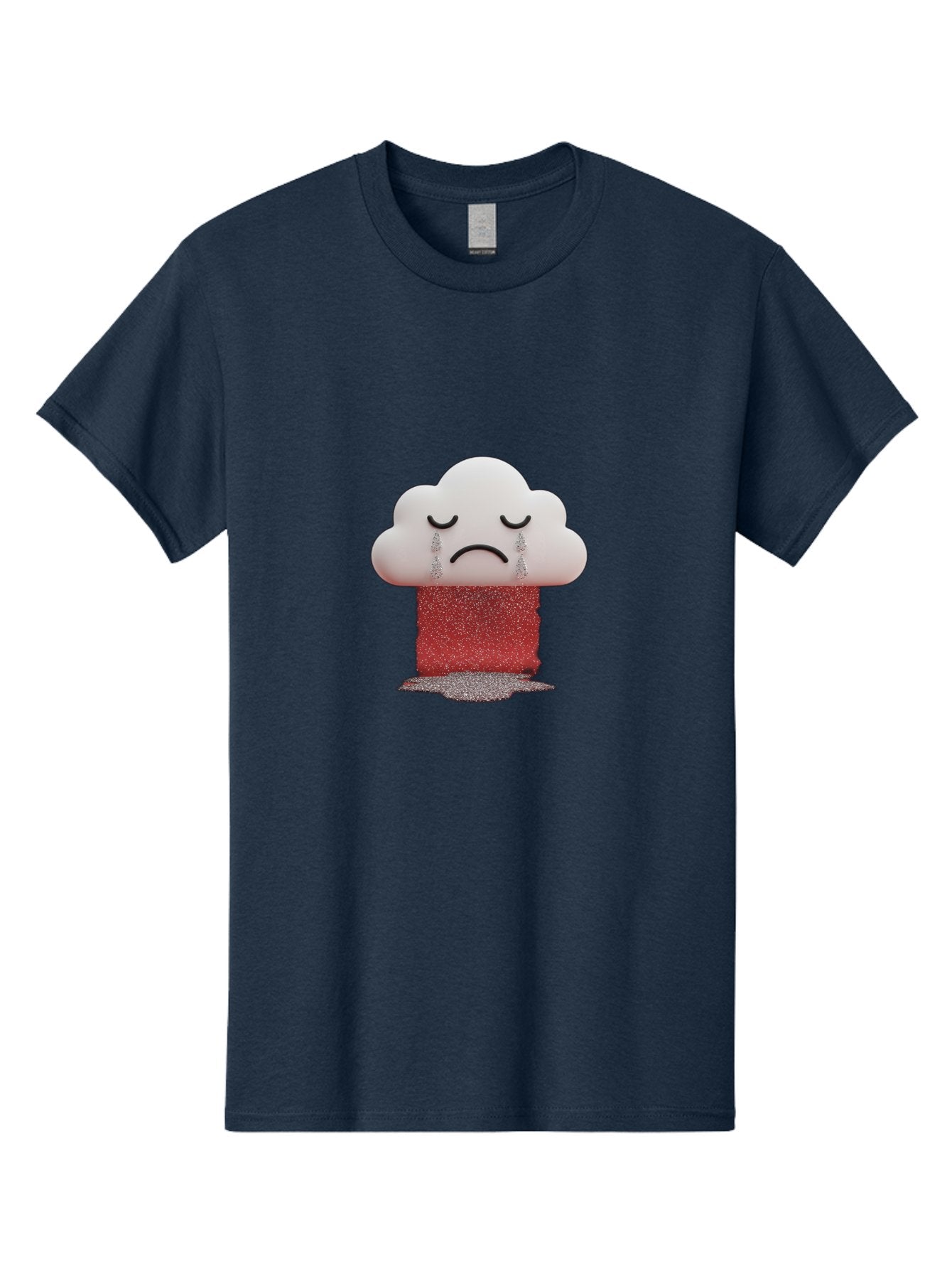 Crying-Cloud-1 Men'S Graphic Tee, 100% Cotton, Comfortable Casual Summer Wear, Machine Washable, Vintage Camera, Old Camera, Antique Camera, Black Camera, Classic Photography, Photography Equipment, Nostalgic Device, Film Camera, Camera Art Bak348 5