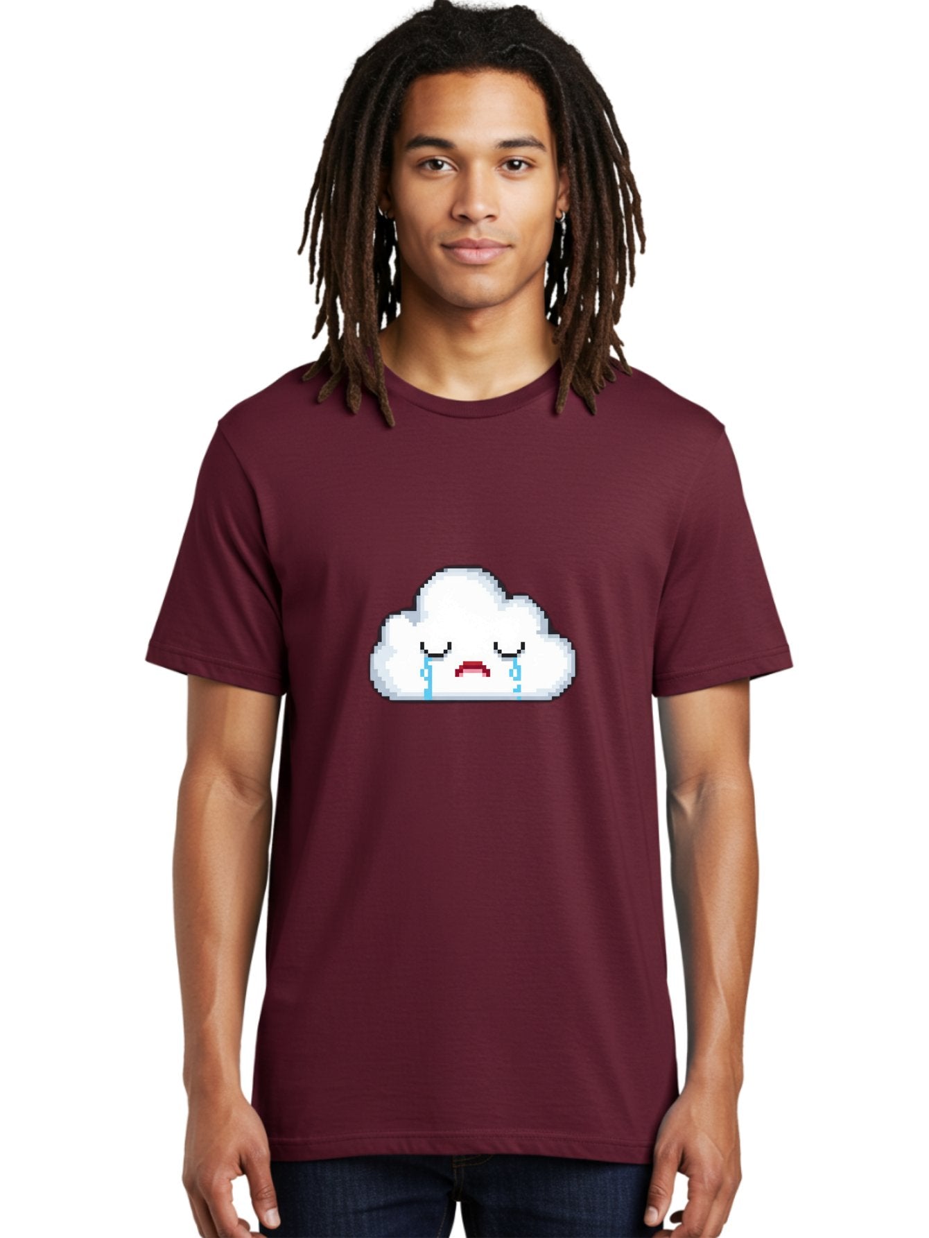 Crying-Cloud-2 Men'S Graphic Tee, 100% Cotton, Comfortable Casual Summer Wear, Machine Washable, Vintage Camera, Old Camera, Antique Camera, Black Camera, Classic Photography, Photography Equipment, Nostalgic Device, Film Camera, Camera Art Bak349 18