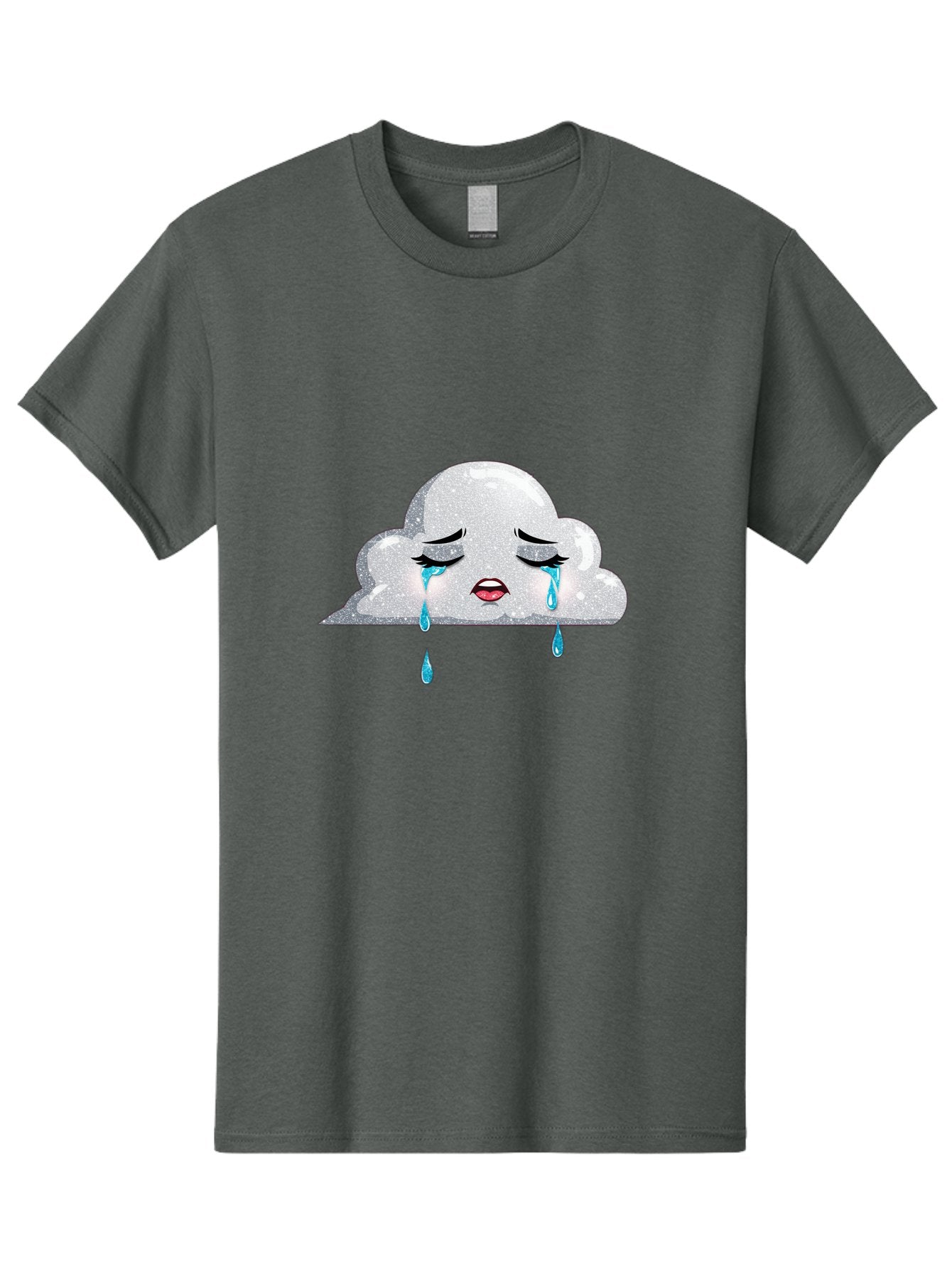 Crying-Cloud-3 Men'S Graphic Tee, 100% Cotton, Comfortable Casual Summer Wear, Machine Washable, Vintage Camera, Old Camera, Antique Camera, Black Camera, Classic Photography, Photography Equipment, Nostalgic Device, Film Camera, Camera Art Bak350 7