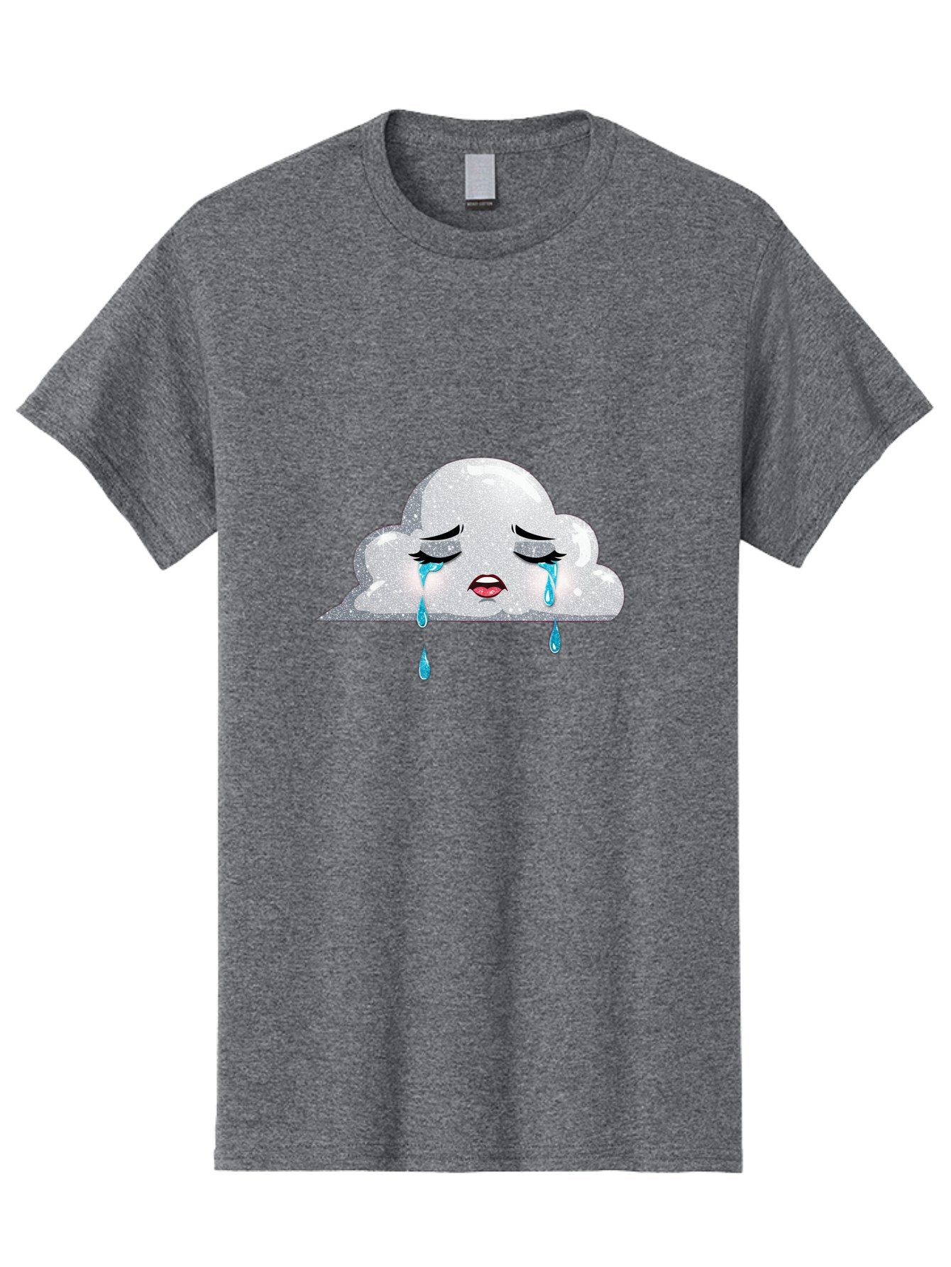 Crying-Cloud-3 Men'S Graphic Tee, 100% Cotton, Comfortable Casual Summer Wear, Machine Washable, Vintage Camera, Old Camera, Antique Camera, Black Camera, Classic Photography, Photography Equipment, Nostalgic Device, Film Camera, Camera Art Bak350