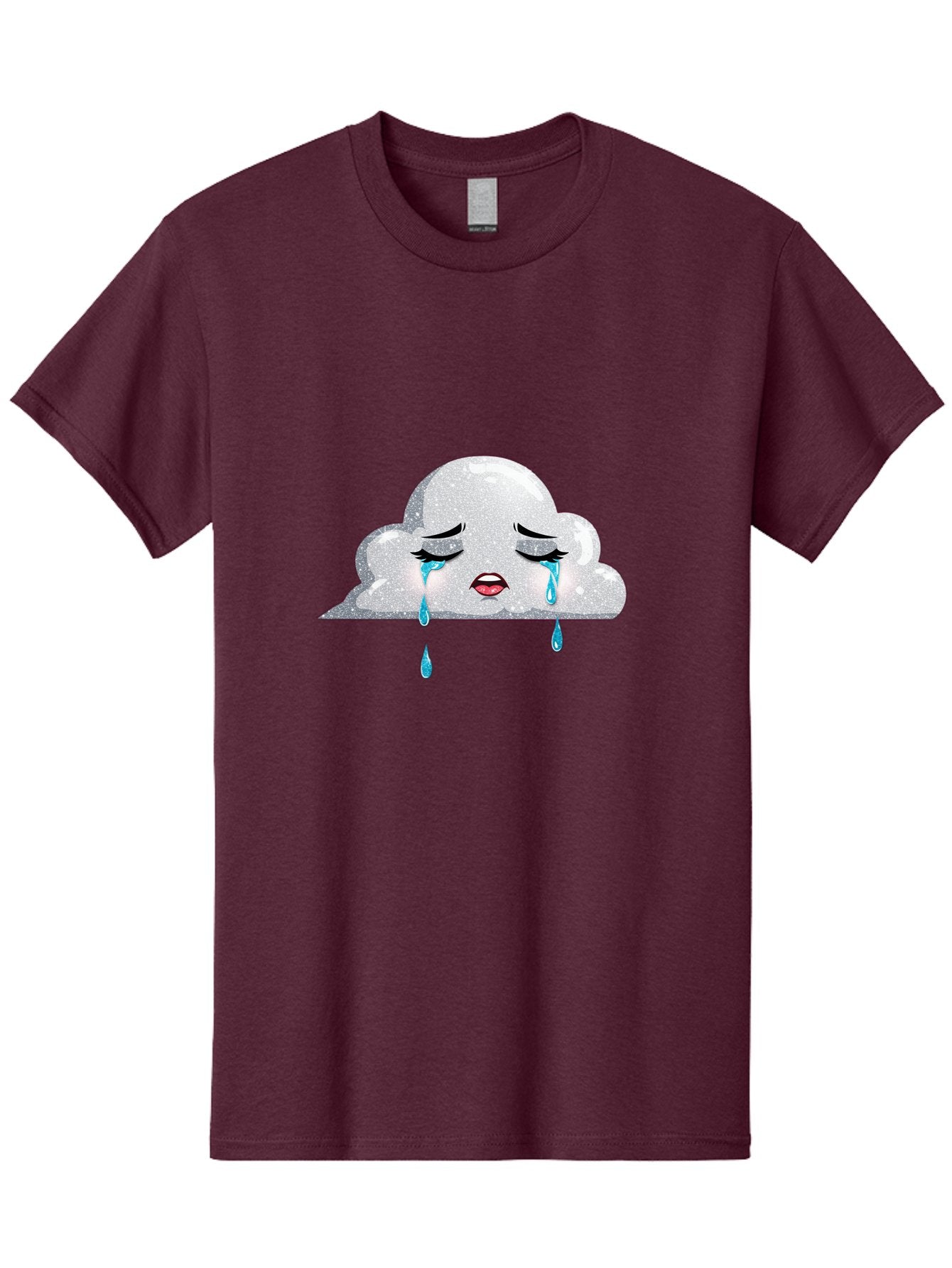 Crying-Cloud-3 Men'S Graphic Tee, 100% Cotton, Comfortable Casual Summer Wear, Machine Washable, Vintage Camera, Old Camera, Antique Camera, Black Camera, Classic Photography, Photography Equipment, Nostalgic Device, Film Camera, Camera Art Bak350 10