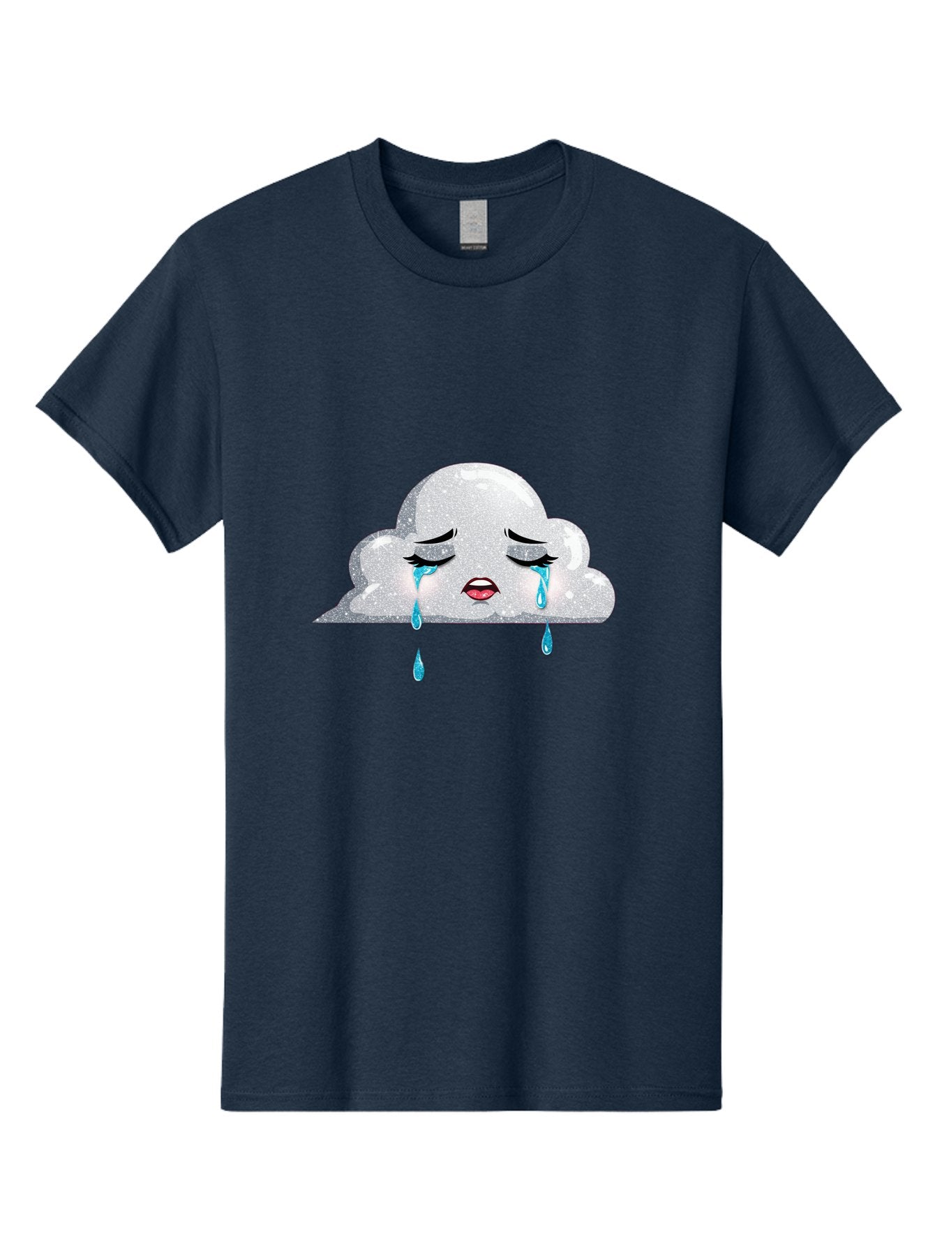 Crying-Cloud-3 Men'S Graphic Tee, 100% Cotton, Comfortable Casual Summer Wear, Machine Washable, Vintage Camera, Old Camera, Antique Camera, Black Camera, Classic Photography, Photography Equipment, Nostalgic Device, Film Camera, Camera Art Bak350 6