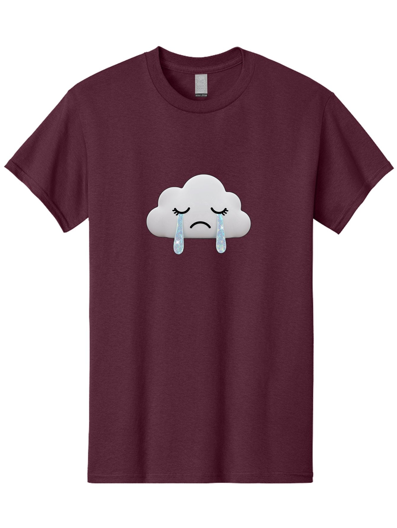 Crying-Cloud-4 Men'S Graphic Tee, 100% Cotton, Comfortable Casual Summer Wear, Machine Washable, Vintage Camera, Old Camera, Antique Camera, Black Camera, Classic Photography, Photography Equipment, Nostalgic Device, Film Camera, Camera Art Bak351 8