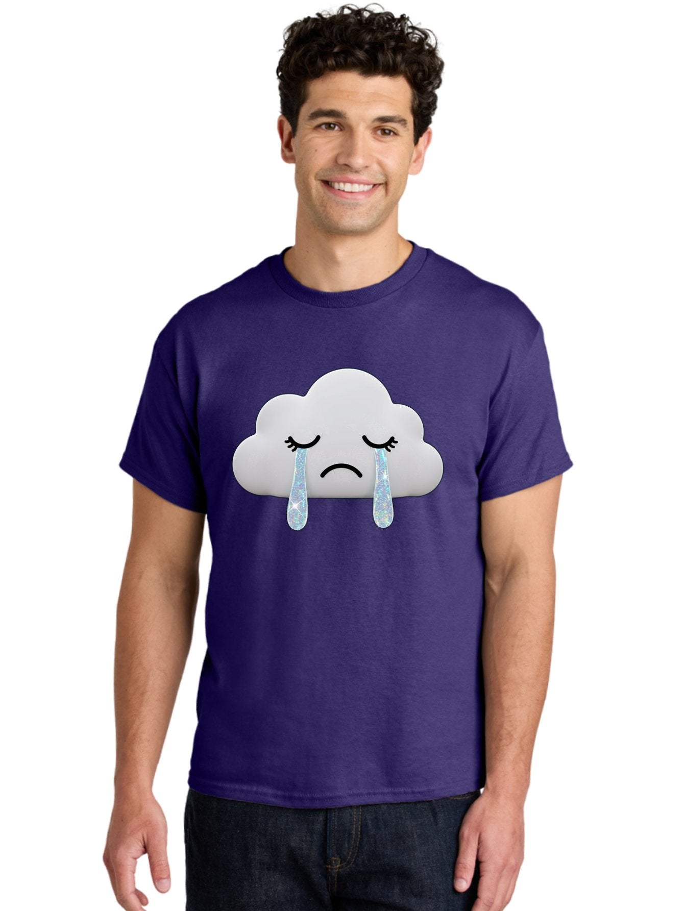 Crying-Cloud-4 Men'S Graphic Tee, 100% Cotton, Comfortable Casual Summer Wear, Machine Washable, Vintage Camera, Old Camera, Antique Camera, Black Camera, Classic Photography, Photography Equipment, Nostalgic Device, Film Camera, Camera Art Bak351 20