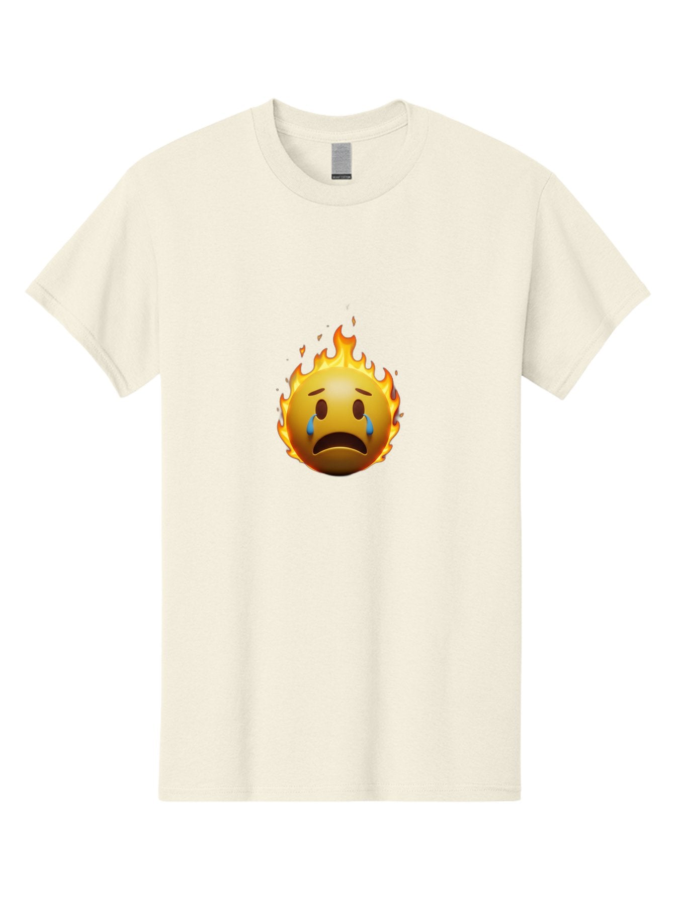 Crying-Face-On-Fire-Emoji Men'S Graphic Tee, 100% Cotton, Comfortable Casual Summer Wear, Machine Washable, Vintage Camera, Old Camera, Antique Camera, Black Camera, Classic Photography, Photography Equipment, Nostalgic Device, Film Camera, Bak357 15