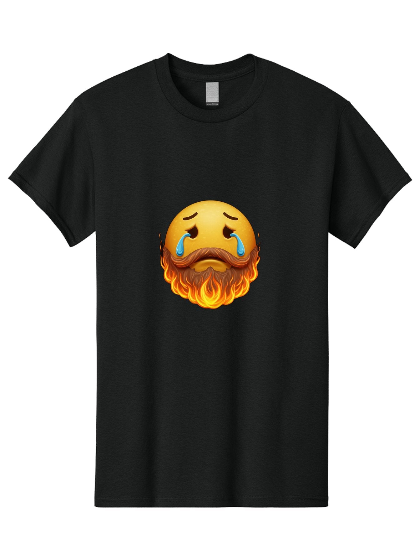 Crying-Fire-Emoji Men'S Graphic Tee, 100% Cotton, Comfortable Casual Summer Wear, Machine Washable, Vintage Camera, Old Camera, Antique Camera, Black Camera, Classic Photography, Photography Equipment, Nostalgic Device, Film Camera, Camera Art Bak358 10