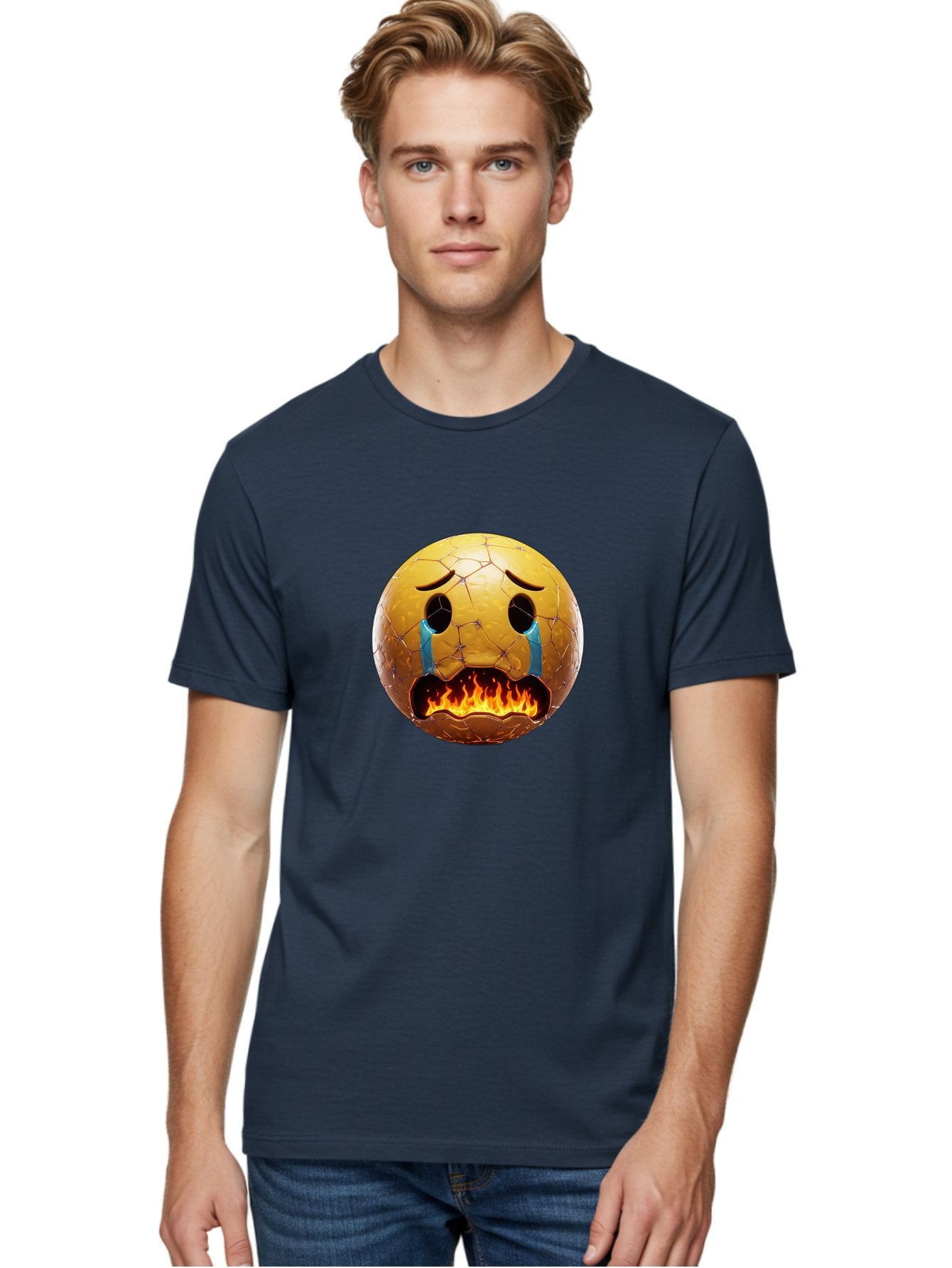 Crying-Soccer-Ball-Emoji Men'S Graphic Tee, 100% Cotton, Comfortable Casual Summer Wear, Machine Washable, Vintage Camera, Old Camera, Antique Camera, Black Camera, Classic Photography, Photography Equipment, Nostalgic Device, Film Camera, Bak362 30