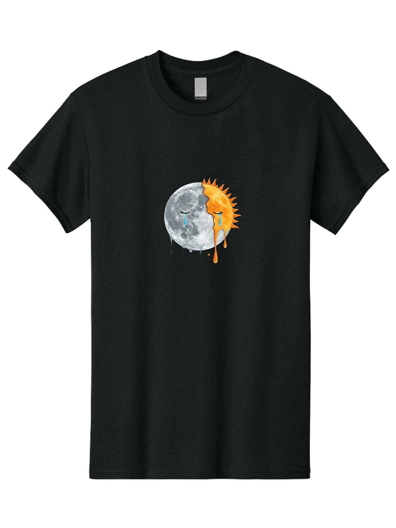 Crying-Sun-And-Moon-1 Men'S Graphic Tee, 100% Cotton, Comfortable Casual Summer Wear, Machine Washable, Vintage Camera, Old Camera, Antique Camera, Black Camera, Classic Photography, Photography Equipment, Nostalgic Device, Film Camera, Bak363 4