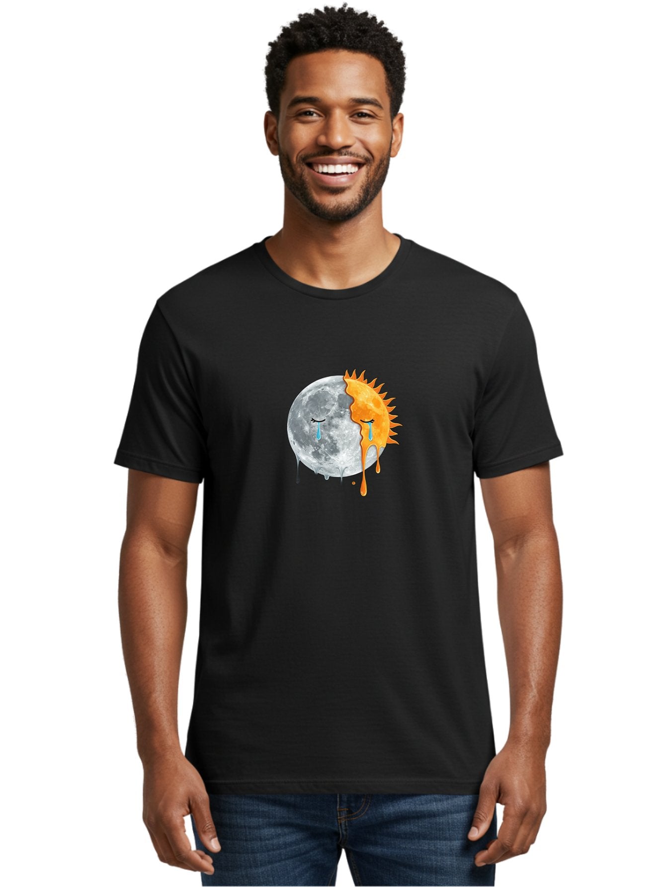Crying-Sun-And-Moon-1 Men'S Graphic Tee, 100% Cotton, Comfortable Casual Summer Wear, Machine Washable, Vintage Camera, Old Camera, Antique Camera, Black Camera, Classic Photography, Photography Equipment, Nostalgic Device, Film Camera, Bak363 18