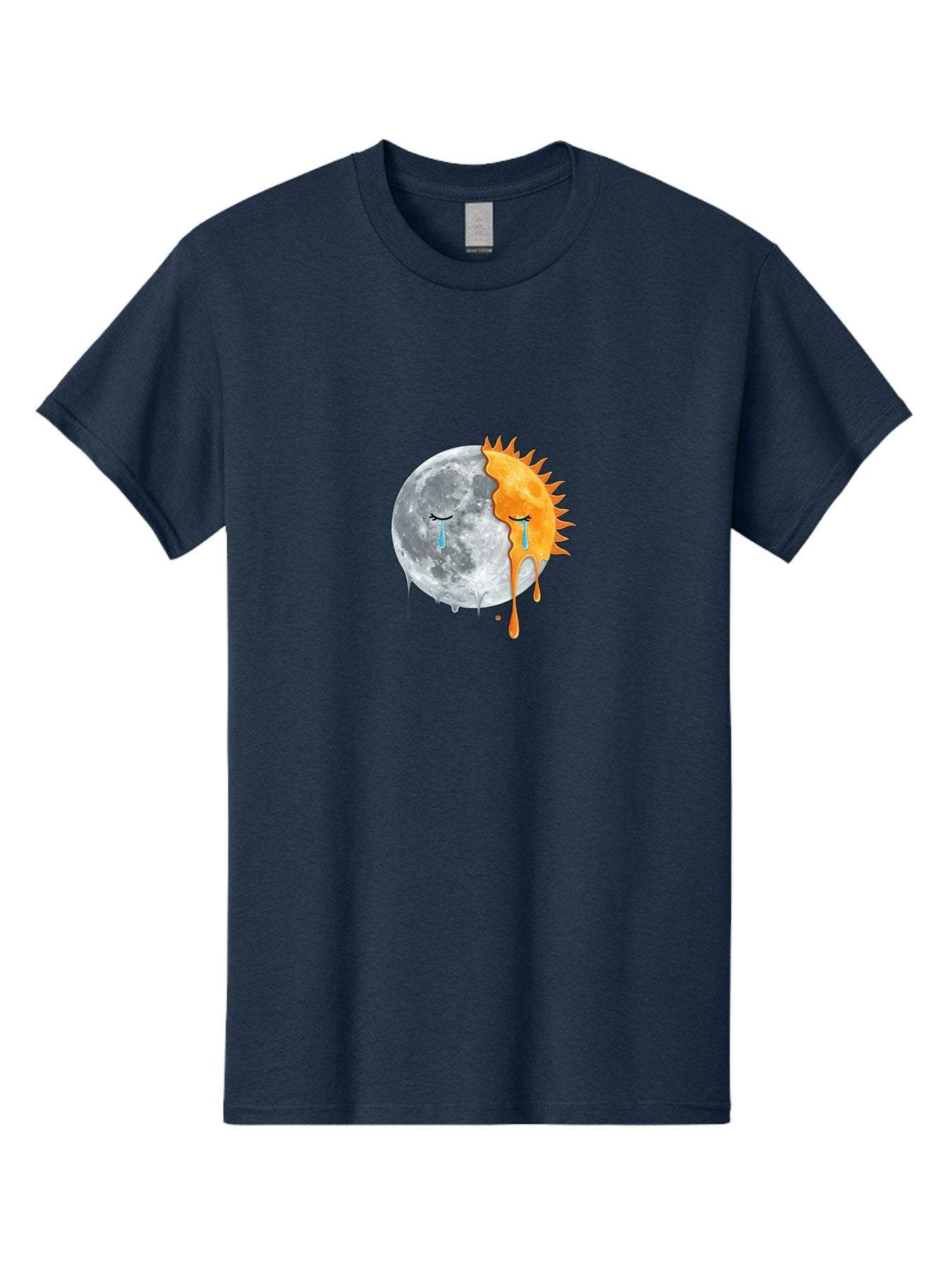 Crying-Sun-And-Moon-1 Men'S Graphic Tee, 100% Cotton, Comfortable Casual Summer Wear, Machine Washable, Vintage Camera, Old Camera, Antique Camera, Black Camera, Classic Photography, Photography Equipment, Nostalgic Device, Film Camera, Bak363 3