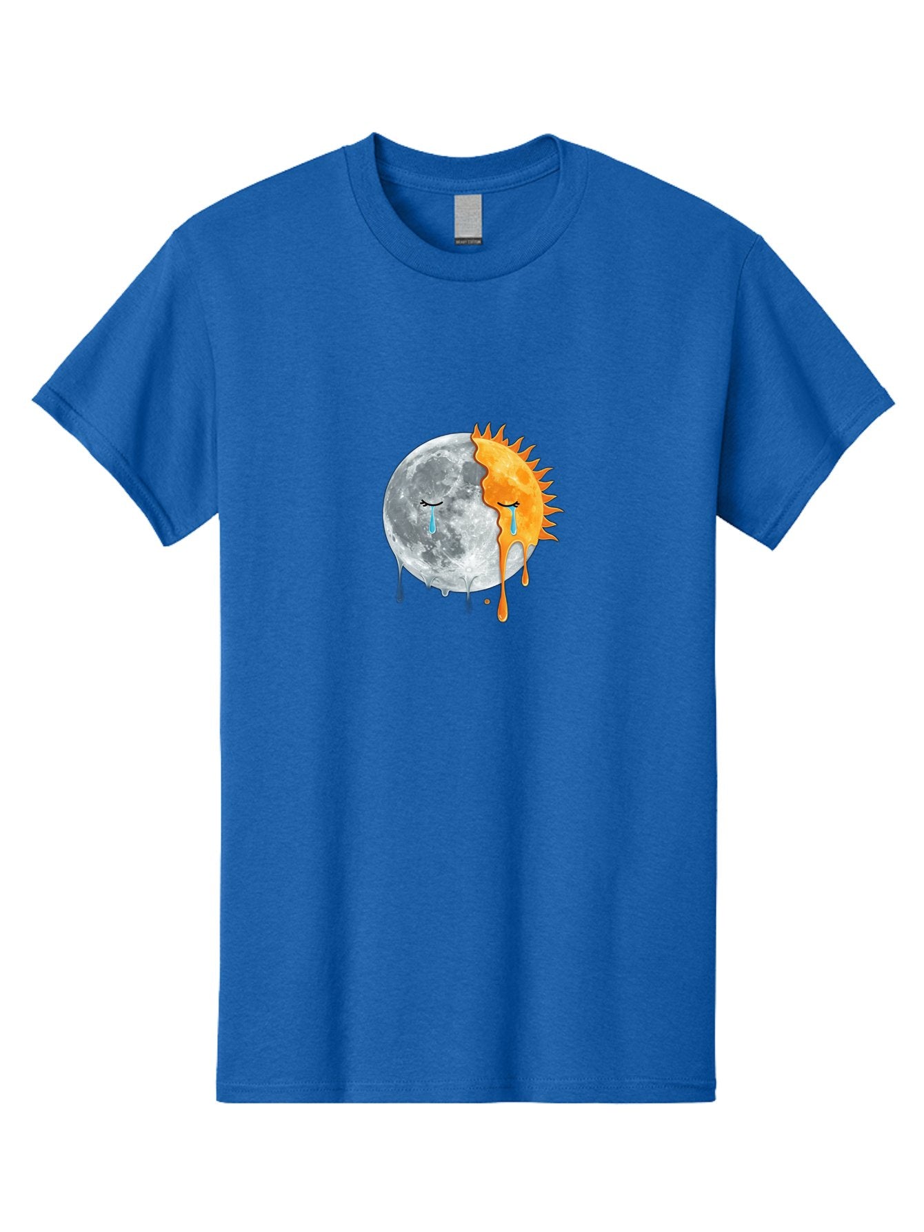 Crying-Sun-And-Moon-1 Men'S Graphic Tee, 100% Cotton, Comfortable Casual Summer Wear, Machine Washable, Vintage Camera, Old Camera, Antique Camera, Black Camera, Classic Photography, Photography Equipment, Nostalgic Device, Film Camera, Bak363
