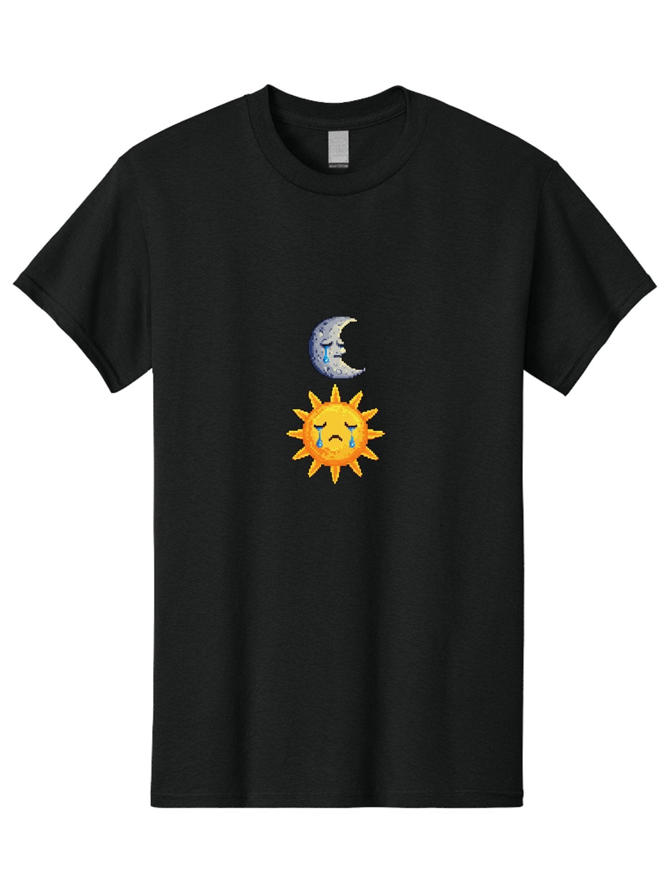 Crying-Sun-And-Moon Men'S Graphic Tee, 100% Cotton, Comfortable Casual Summer Wear, Machine Washable, Vintage Camera, Old Camera, Antique Camera, Black Camera, Classic Photography, Photography Equipment, Nostalgic Device, Film Camera, Bak364