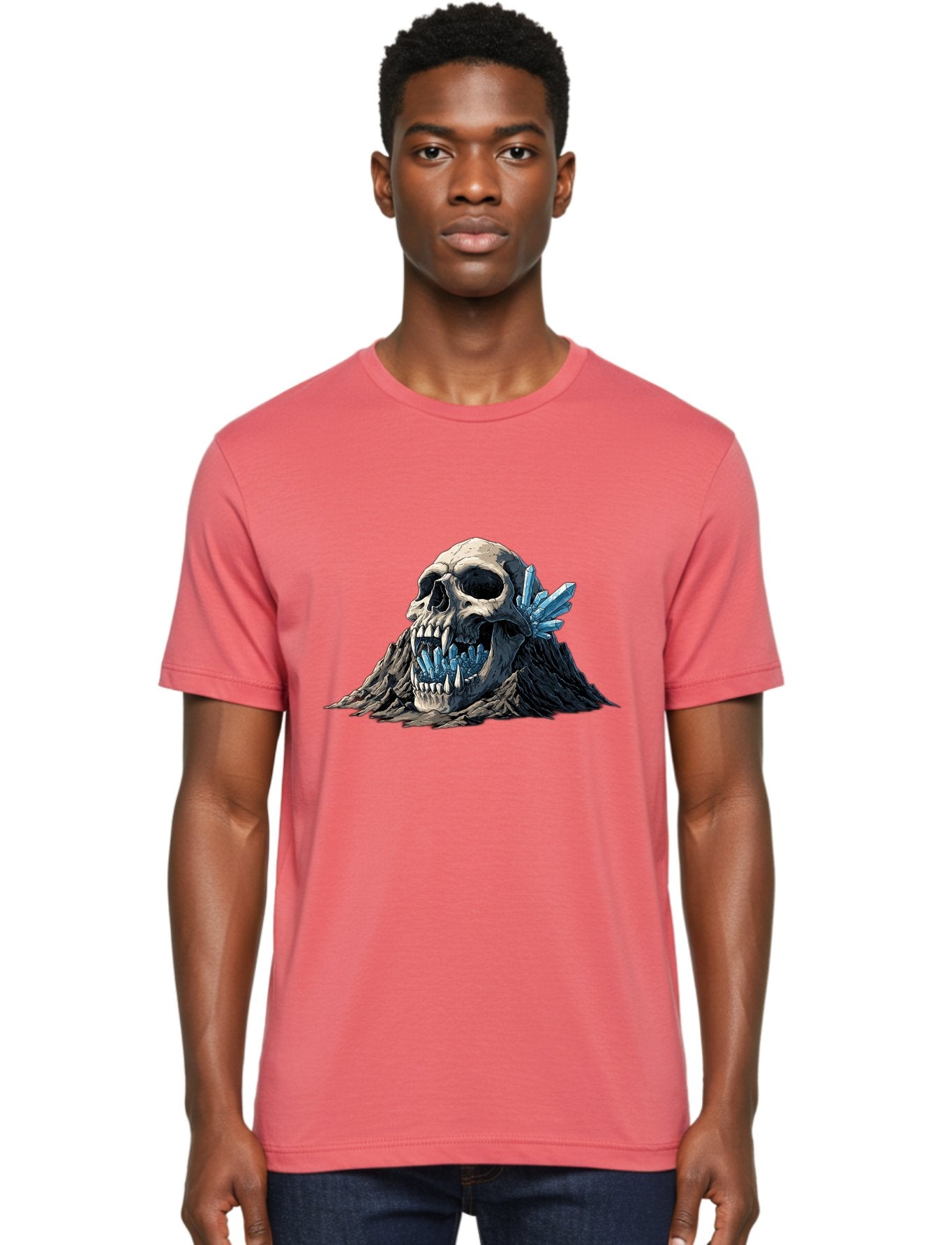 Crystal-Skull Men'S Graphic Tee, 100% Cotton, Comfortable Casual Summer Wear, Machine Washable, Vintage Camera, Old Camera, Antique Camera, Black Camera, Classic Photography, Photography Equipment, Nostalgic Device, Film Camera, Camera Art Bak376 24