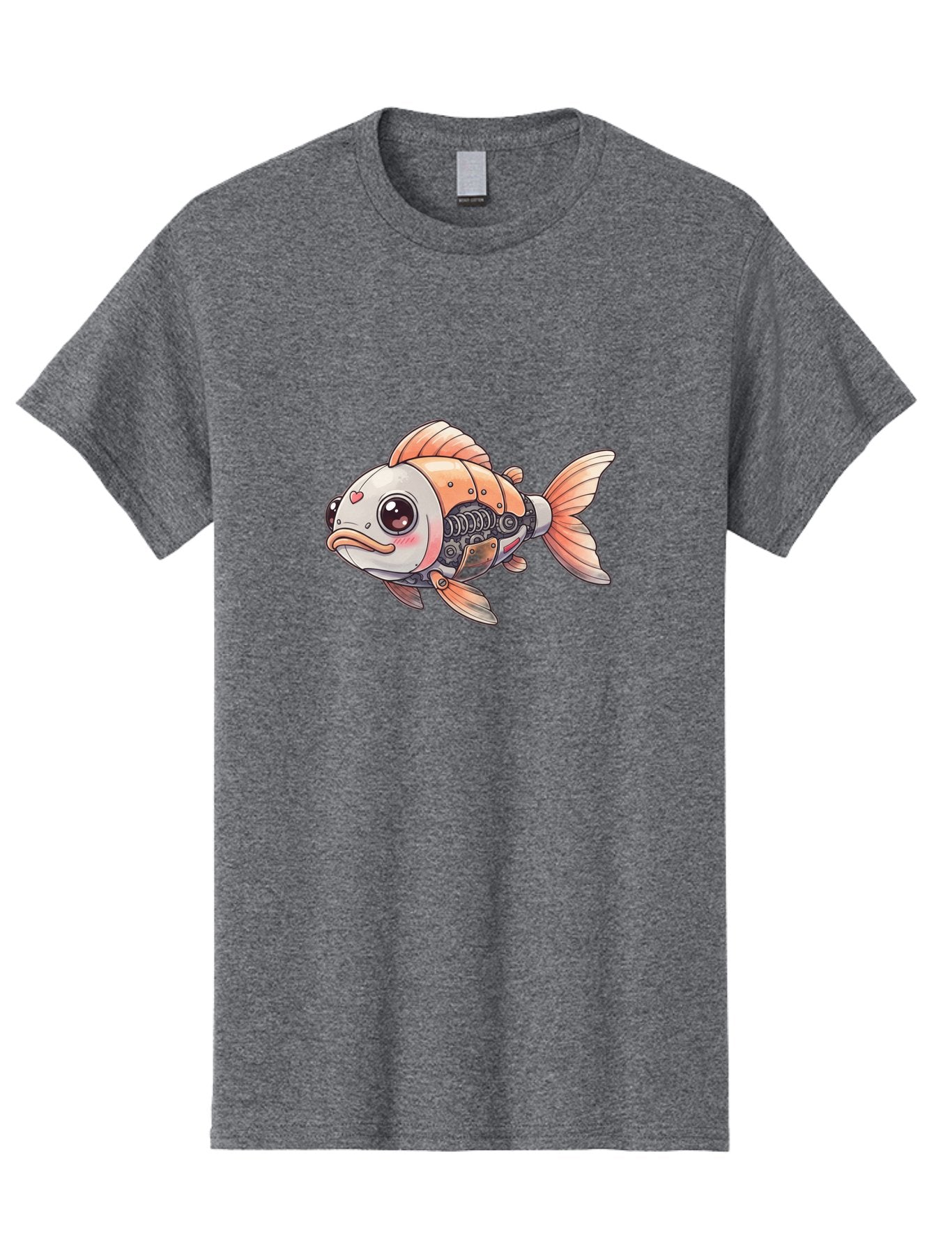 Cyborg-Fish Men'S Graphic Tee, 100% Cotton, Comfortable Casual Summer Wear, Machine Washable, Vintage Camera, Old Camera, Antique Camera, Black Camera, Classic Photography, Photography Equipment, Nostalgic Device, Film Camera, Camera Art Bak392
