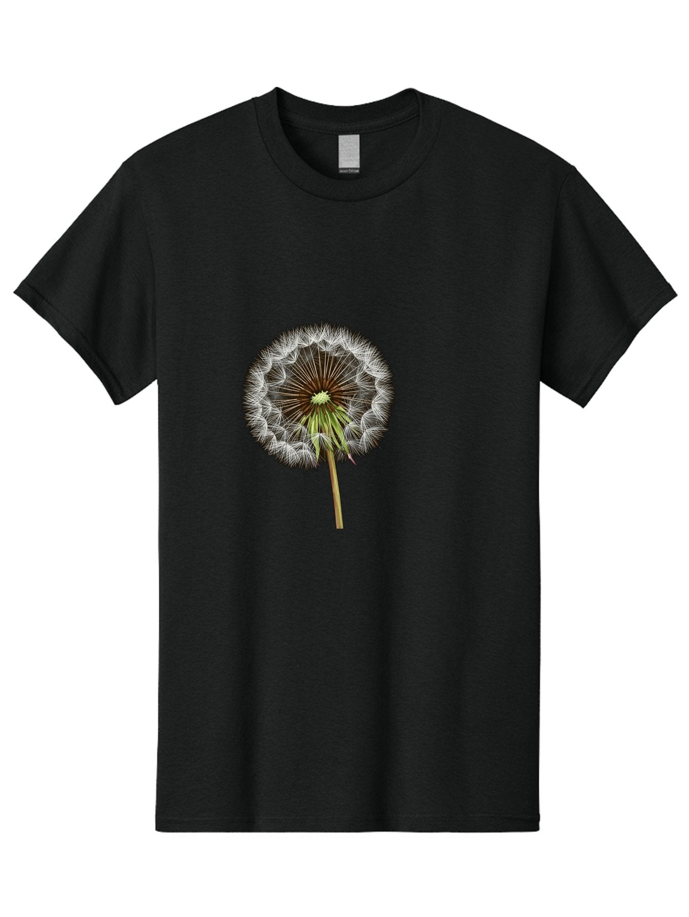 Dandelion-Seedhead Men'S Graphic Tee, 100% Cotton, Comfortable Casual Summer Wear, Machine Washable, Vintage Camera, Old Camera, Antique Camera, Black Camera, Classic Photography, Photography Equipment, Nostalgic Device, Film Camera, Bak399 15