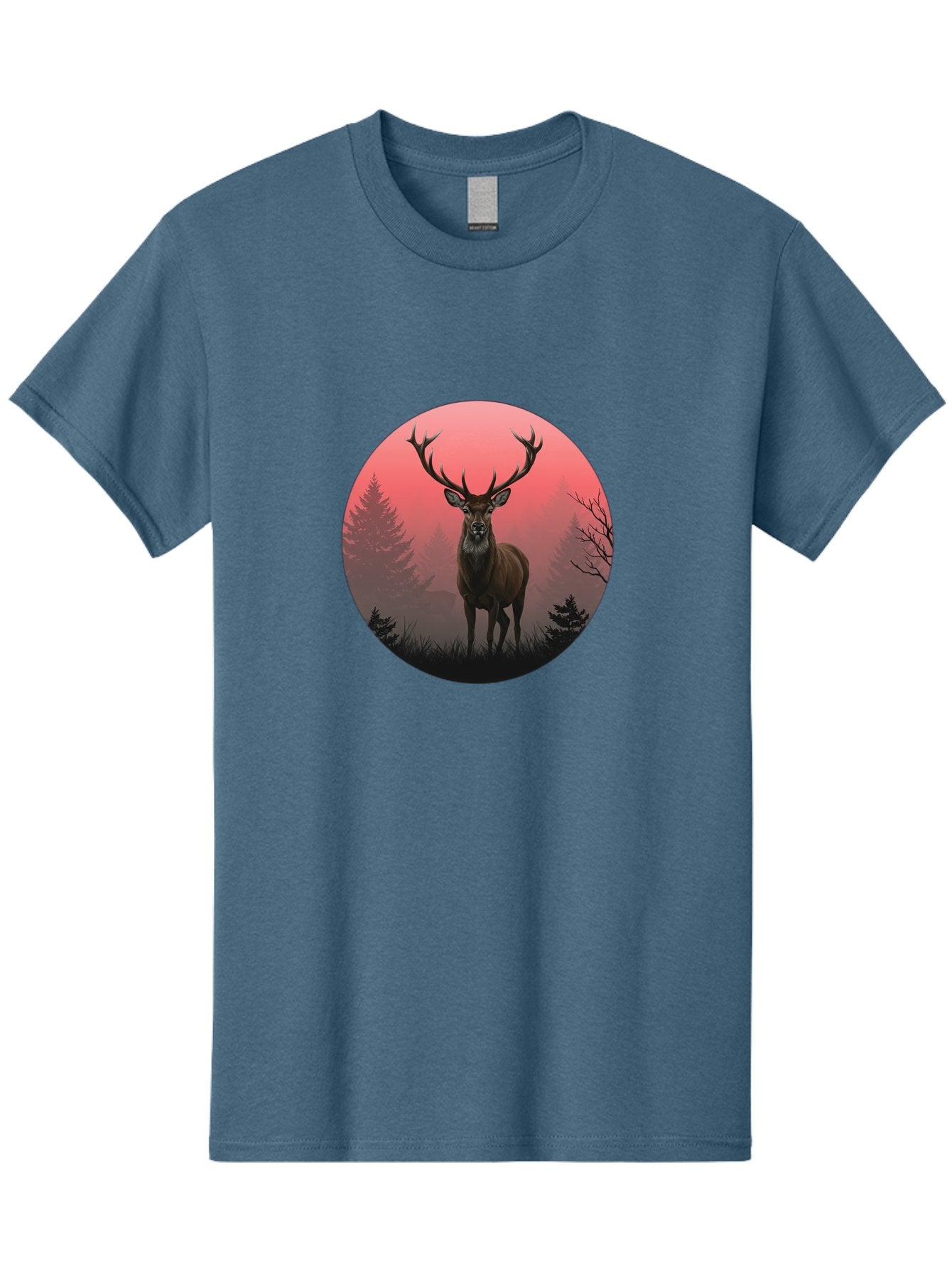 Deer-In-Forest Men'S Graphic Tee, 100% Cotton, Comfortable Casual Summer Wear, Machine Washable, Vintage Camera, Old Camera, Antique Camera, Black Camera, Classic Photography, Photography Equipment, Nostalgic Device, Film Camera, Camera Art Bak402 9