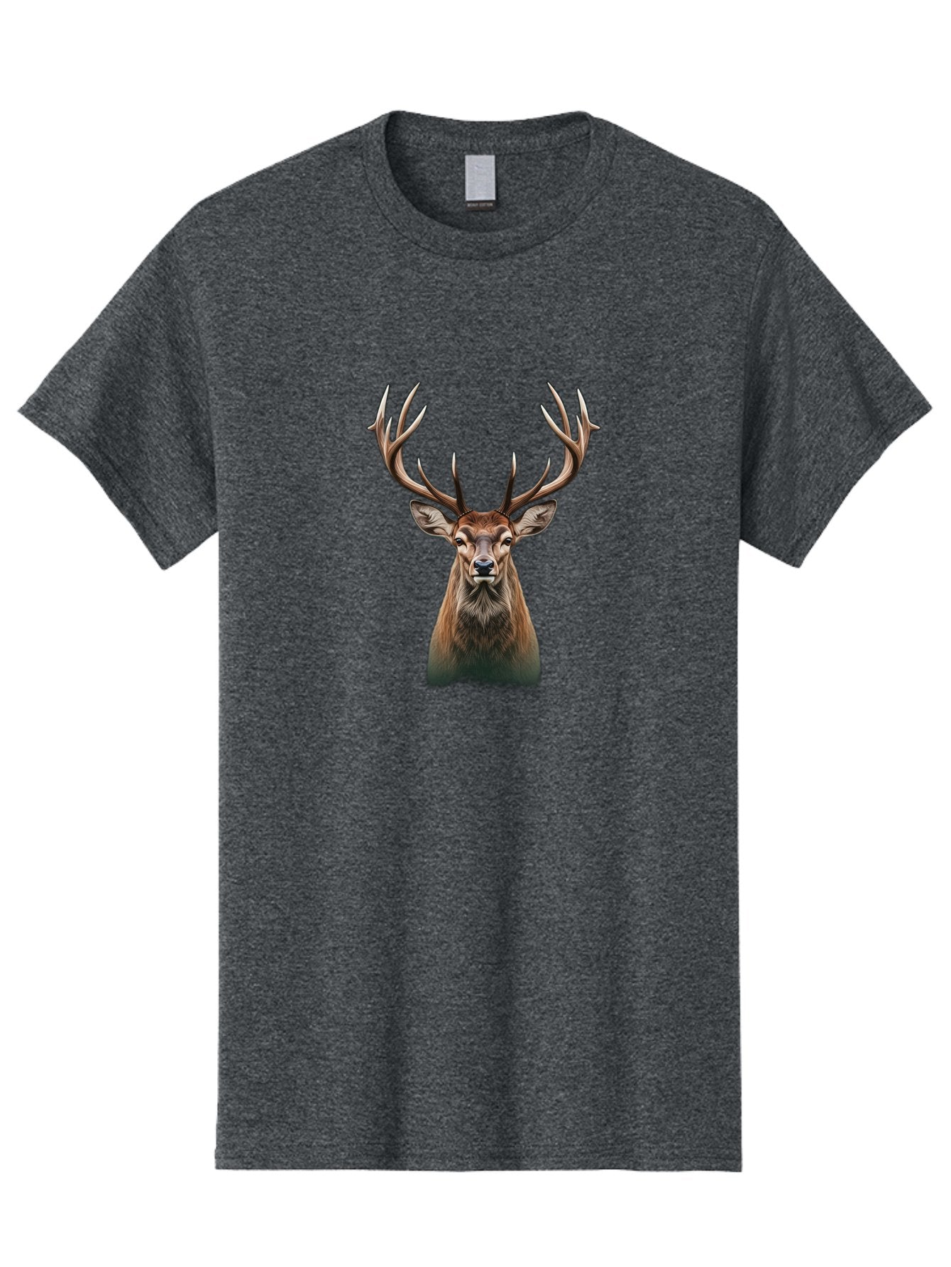 Deer-With-Large-Antlers Men'S Graphic Tee, 100% Cotton, Comfortable Casual Summer Wear, Machine Washable, Vintage Camera, Old Camera, Antique Camera, Black Camera, Classic Photography, Photography Equipment, Nostalgic Device, Film Camera, Bak403 6