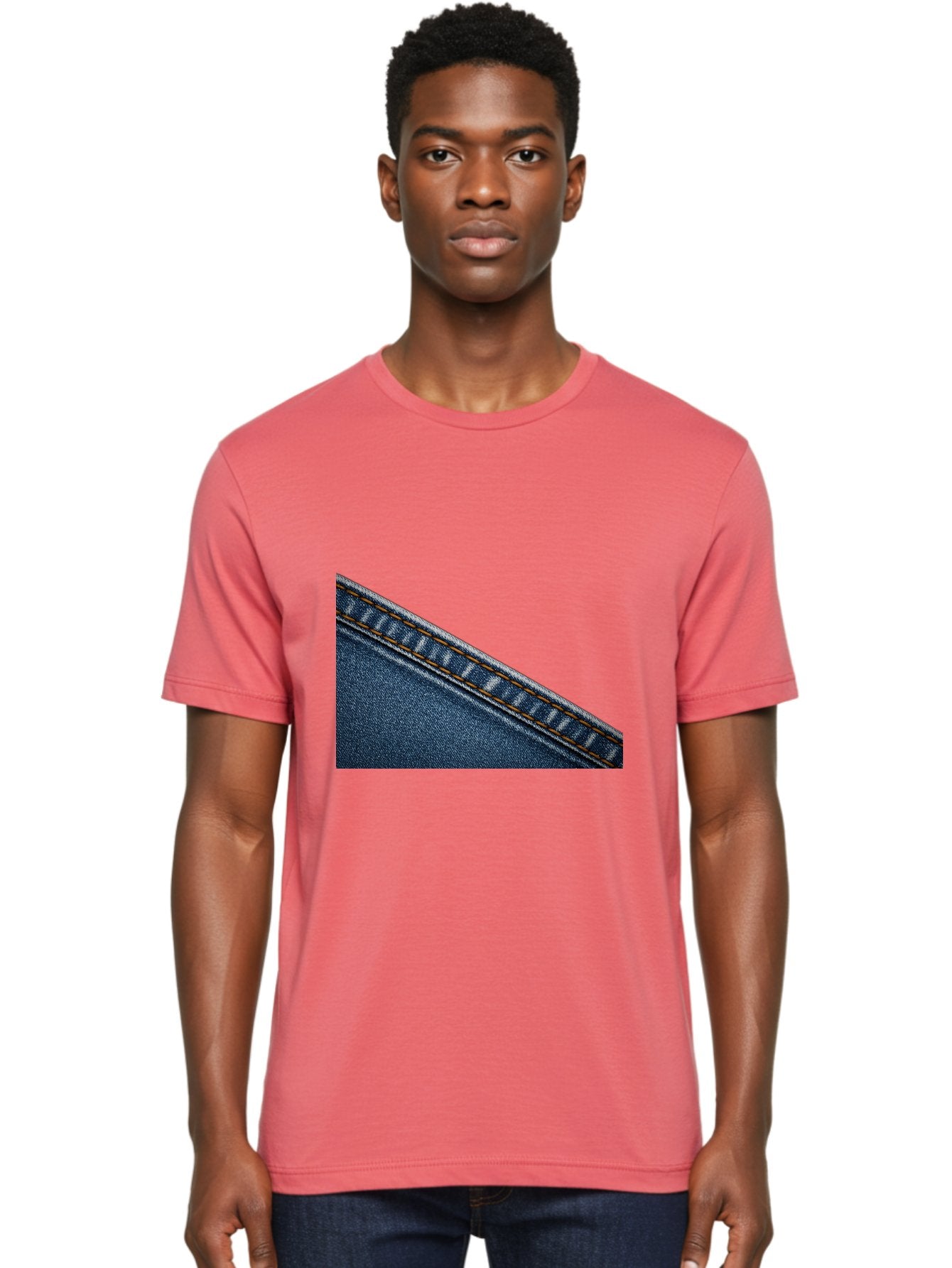 Denim Men'S Graphic Tee, 100% Cotton, Comfortable Casual Summer Wear, Machine Washable, Vintage Camera, Old Camera, Antique Camera, Black Camera, Classic Photography, Photography Equipment, Nostalgic Device, Film Camera, Camera Art Bak410 23