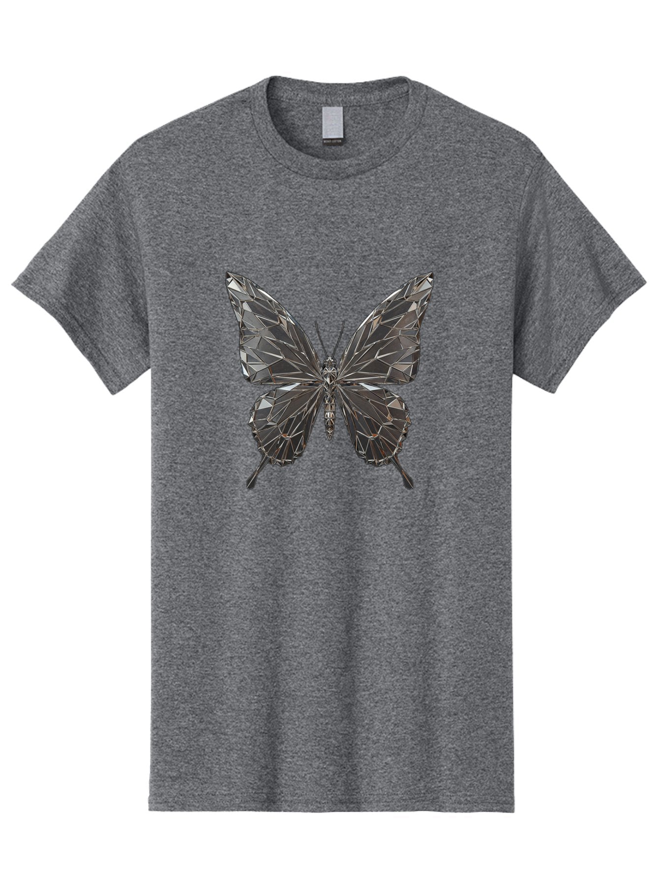 Diamond-Butterfly Men'S Graphic Tee, 100% Cotton, Comfortable Casual Summer Wear, Machine Washable, Vintage Camera, Old Camera, Antique Camera, Black Camera, Classic Photography, Photography Equipment, Nostalgic Device, Film Camera, Camera Art Bak411 10