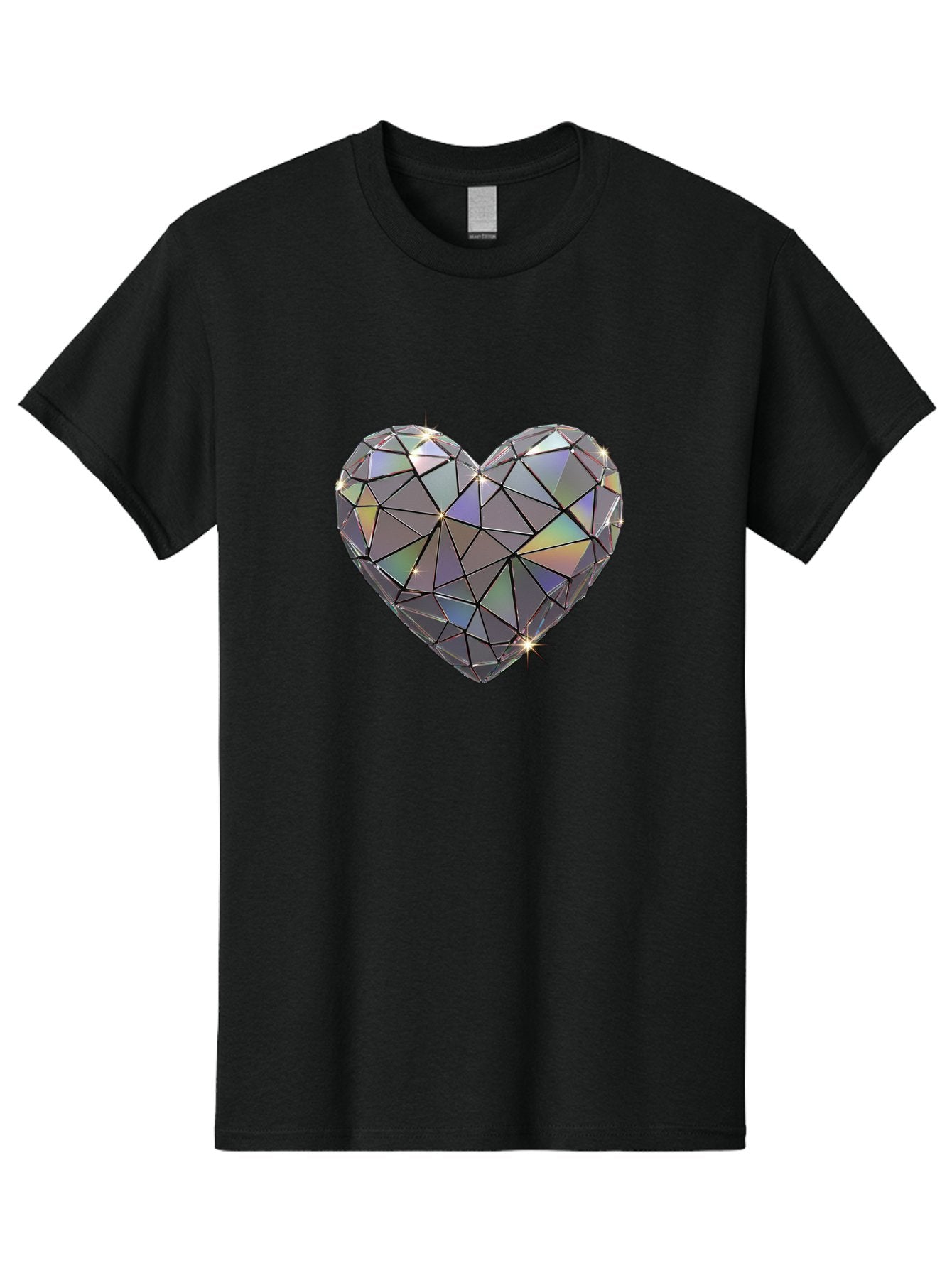 Diamond-Heart-2 Men'S Graphic Tee, 100% Cotton, Comfortable Casual Summer Wear, Machine Washable, Vintage Camera, Old Camera, Antique Camera, Black Camera, Classic Photography, Photography Equipment, Nostalgic Device, Film Camera, Camera Art Bak413 15