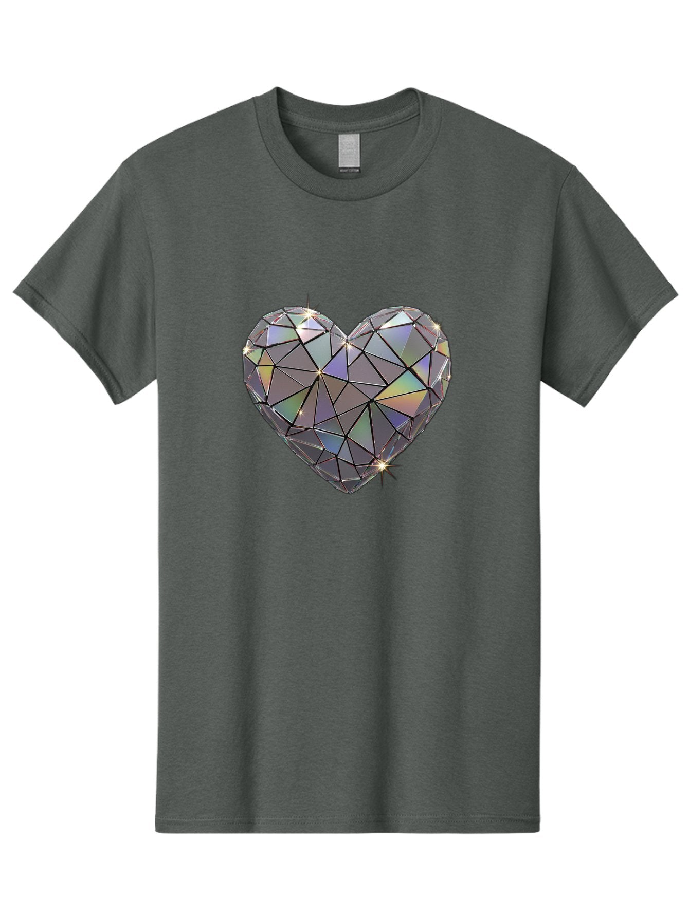Diamond-Heart-2 Men'S Graphic Tee, 100% Cotton, Comfortable Casual Summer Wear, Machine Washable, Vintage Camera, Old Camera, Antique Camera, Black Camera, Classic Photography, Photography Equipment, Nostalgic Device, Film Camera, Camera Art Bak413 11