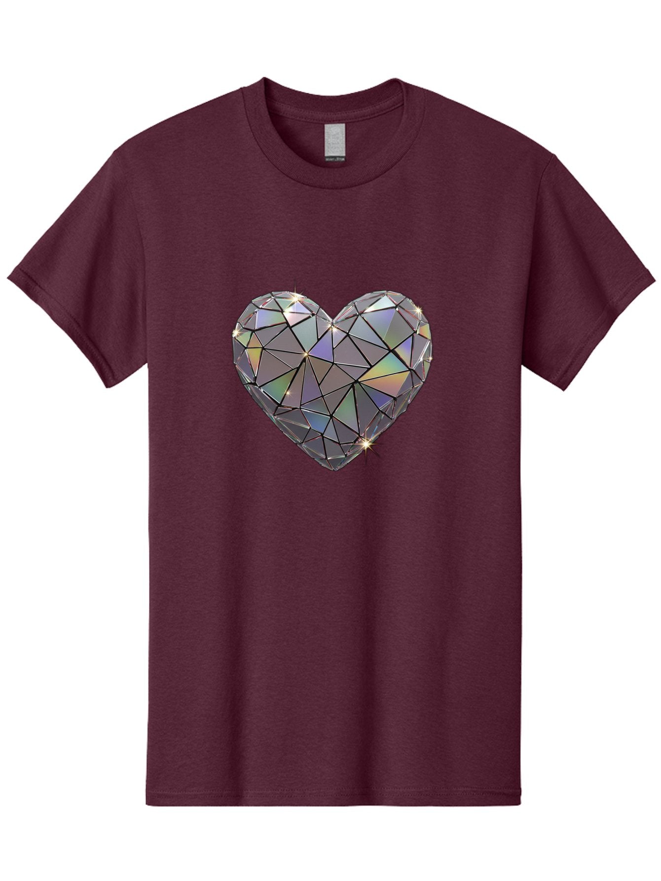Diamond-Heart-2 Men'S Graphic Tee, 100% Cotton, Comfortable Casual Summer Wear, Machine Washable, Vintage Camera, Old Camera, Antique Camera, Black Camera, Classic Photography, Photography Equipment, Nostalgic Device, Film Camera, Camera Art Bak413 14