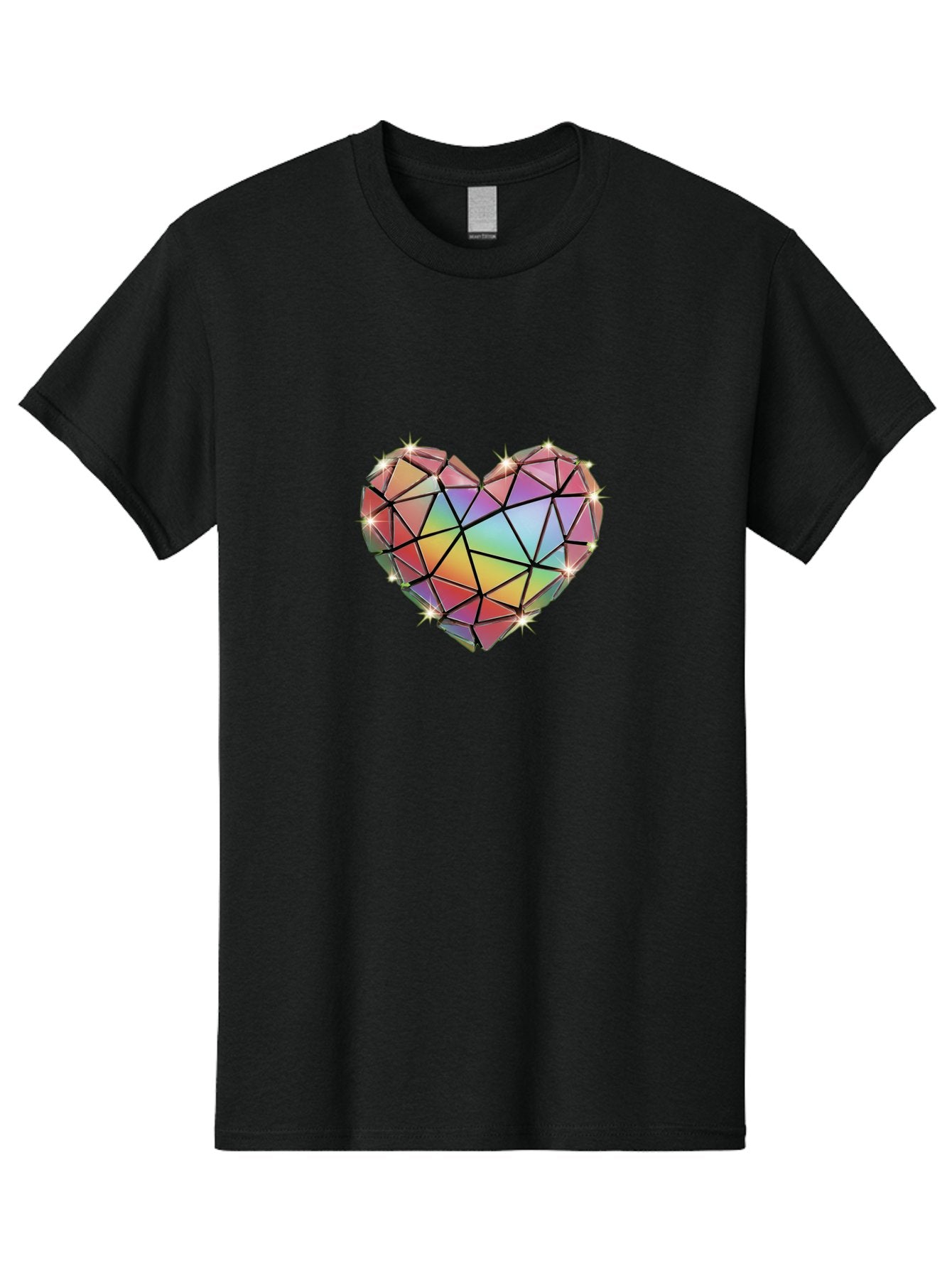 Diamond-Heart-4 Men'S Graphic Tee, 100% Cotton, Comfortable Casual Summer Wear, Machine Washable, Vintage Camera, Old Camera, Antique Camera, Black Camera, Classic Photography, Photography Equipment, Nostalgic Device, Film Camera, Camera Art Bak415