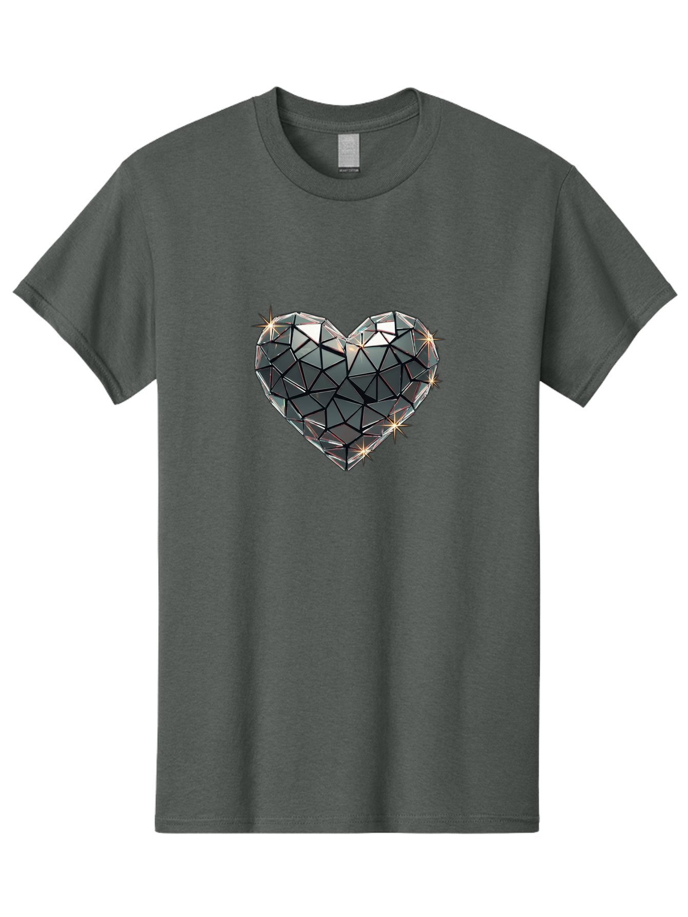 Diamond-Heart Men'S Graphic Tee, 100% Cotton, Comfortable Casual Summer Wear, Machine Washable, Vintage Camera, Old Camera, Antique Camera, Black Camera, Classic Photography, Photography Equipment, Nostalgic Device, Film Camera, Camera Art Bak416 3
