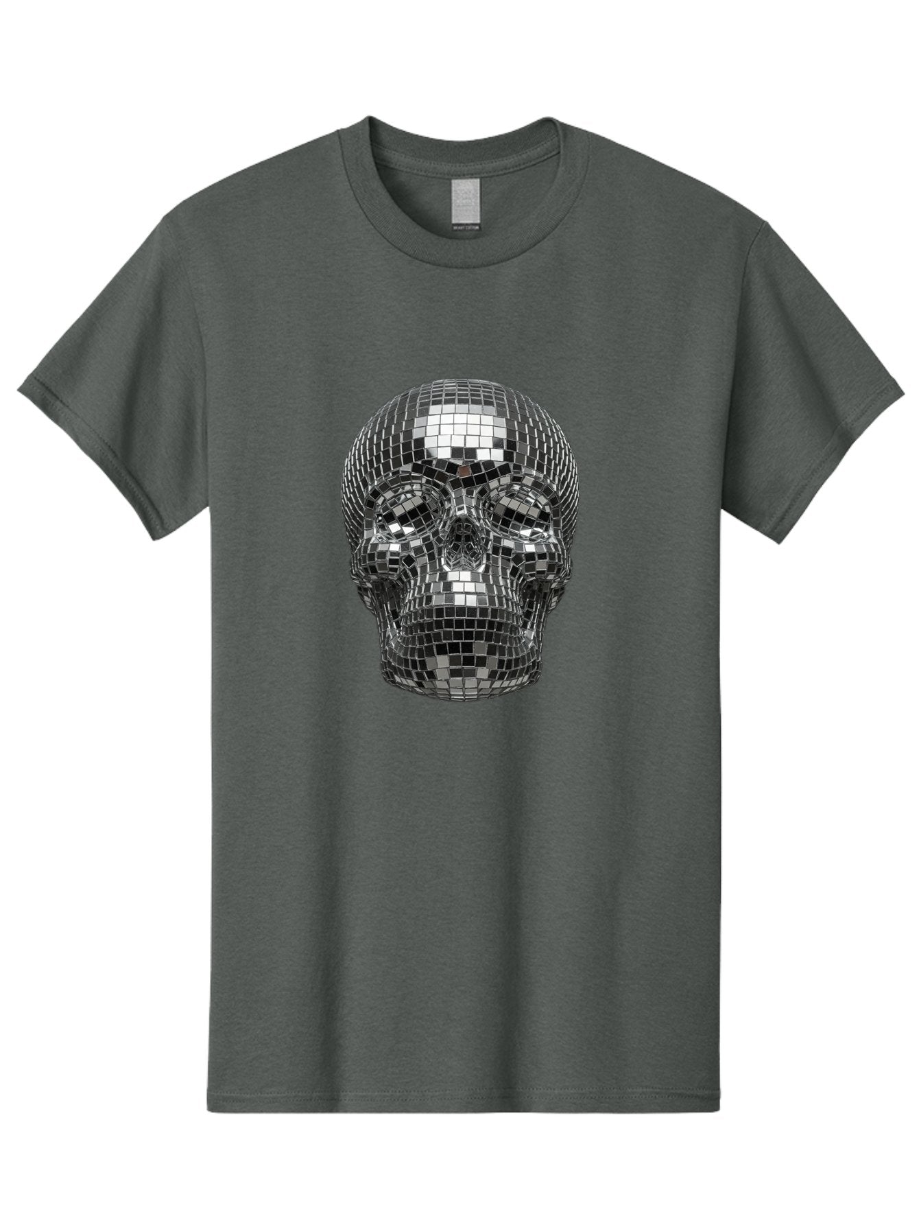 Disco-Ball-Skull-1 Men'S Graphic Tee, 100% Cotton, Comfortable Casual Summer Wear, Machine Washable, Vintage Camera, Old Camera, Antique Camera, Black Camera, Classic Photography, Photography Equipment, Nostalgic Device, Film Camera, Bak421 14