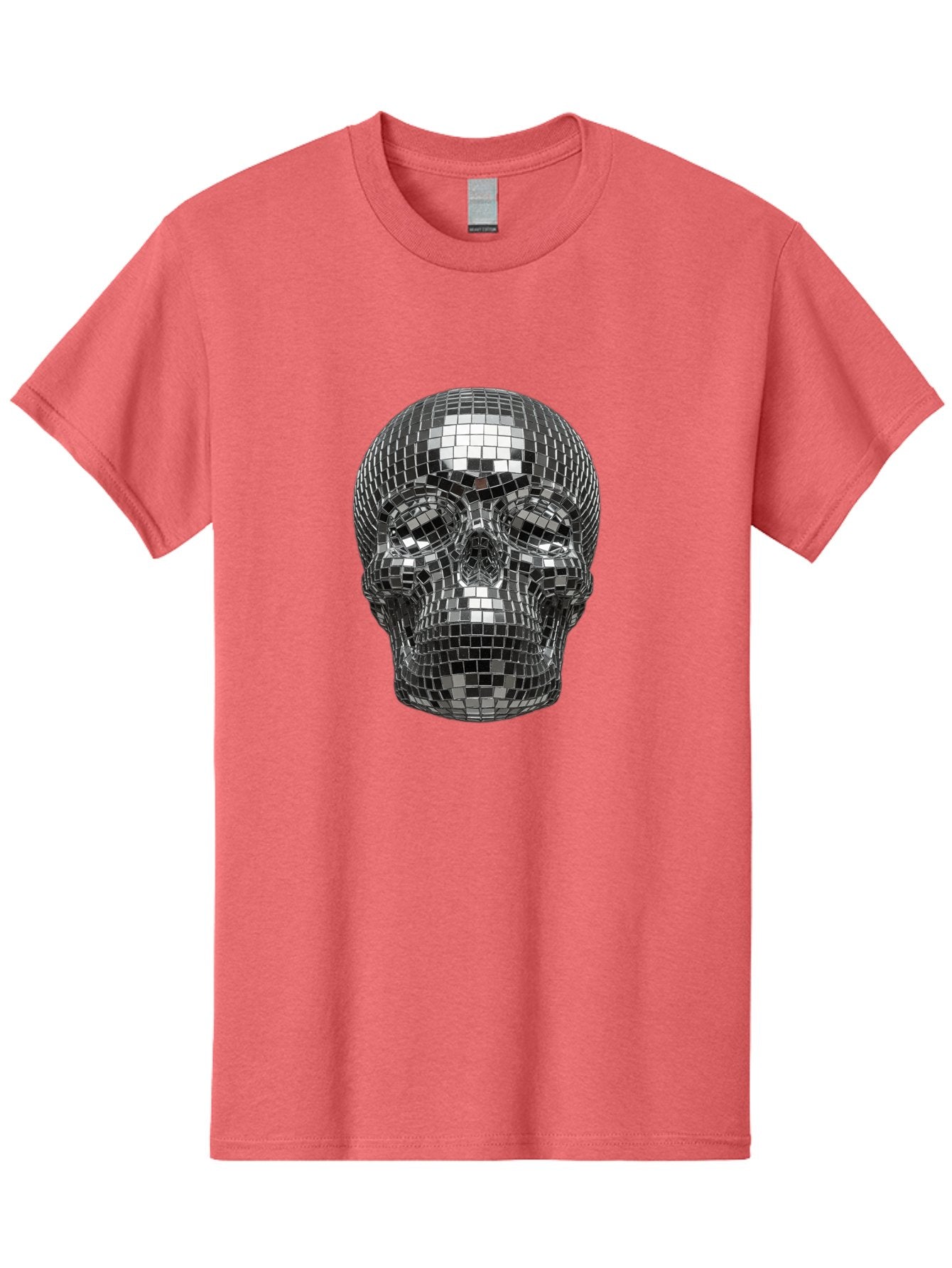Disco-Ball-Skull-1 Men'S Graphic Tee, 100% Cotton, Comfortable Casual Summer Wear, Machine Washable, Vintage Camera, Old Camera, Antique Camera, Black Camera, Classic Photography, Photography Equipment, Nostalgic Device, Film Camera, Bak421 6