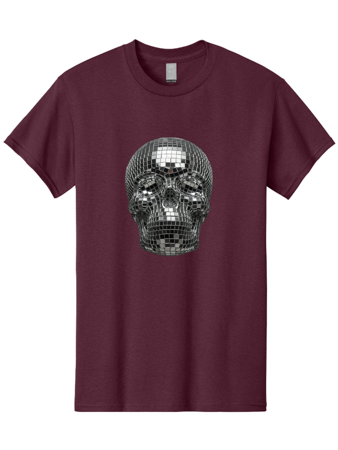 Disco-Ball-Skull-1 Men'S Graphic Tee, 100% Cotton, Comfortable Casual Summer Wear, Machine Washable, Vintage Camera, Old Camera, Antique Camera, Black Camera, Classic Photography, Photography Equipment, Nostalgic Device, Film Camera, Bak421 9