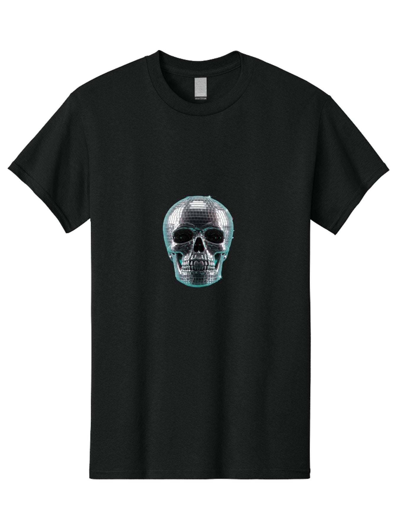 Disco-Ball-Skull-2 Men'S Graphic Tee, 100% Cotton, Comfortable Casual Summer Wear, Machine Washable, Vintage Camera, Old Camera, Antique Camera, Black Camera, Classic Photography, Photography Equipment, Nostalgic Device, Film Camera, Bak422 12