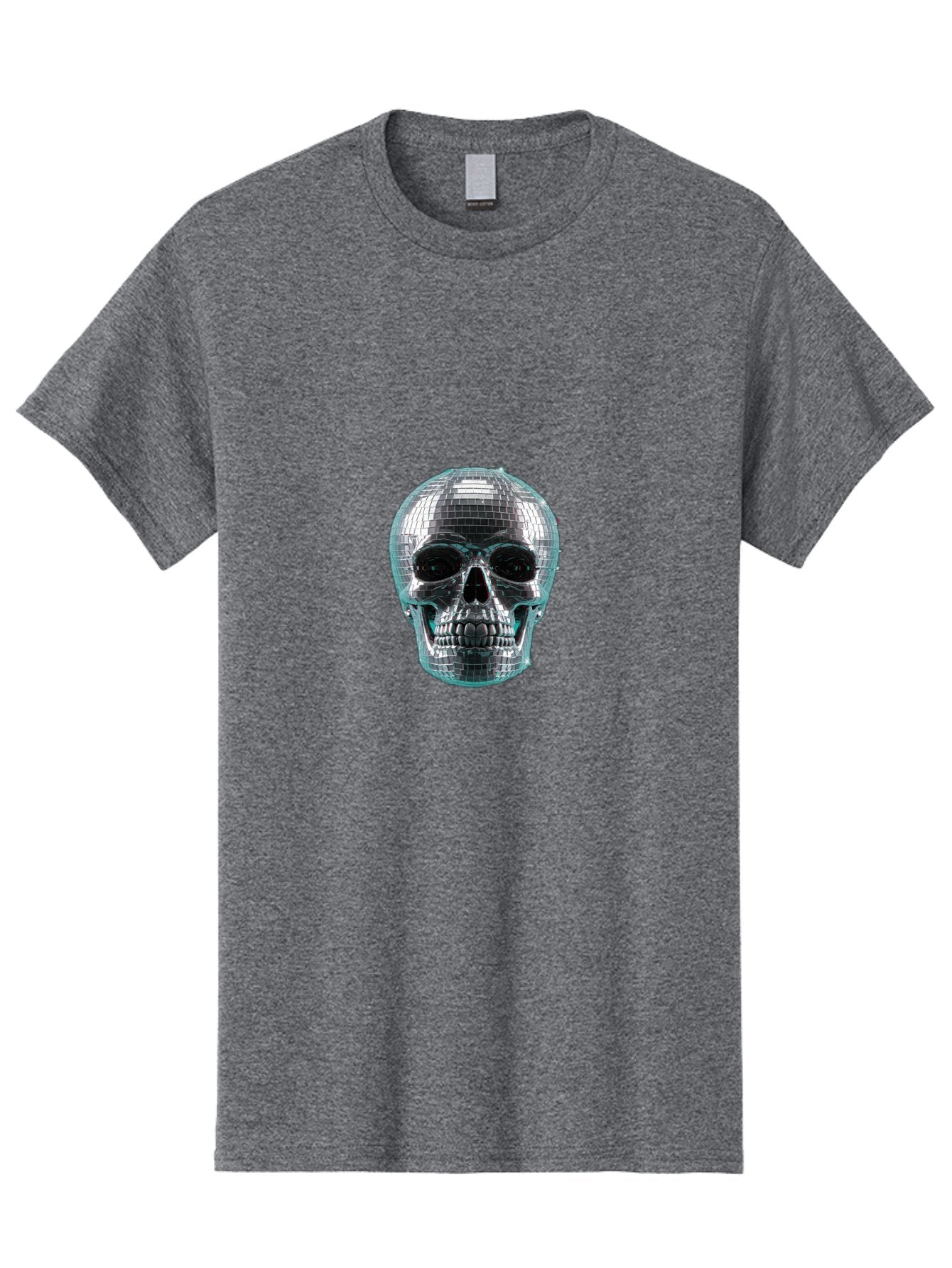 Disco-Ball-Skull-2 Men'S Graphic Tee, 100% Cotton, Comfortable Casual Summer Wear, Machine Washable, Vintage Camera, Old Camera, Antique Camera, Black Camera, Classic Photography, Photography Equipment, Nostalgic Device, Film Camera, Bak422 8