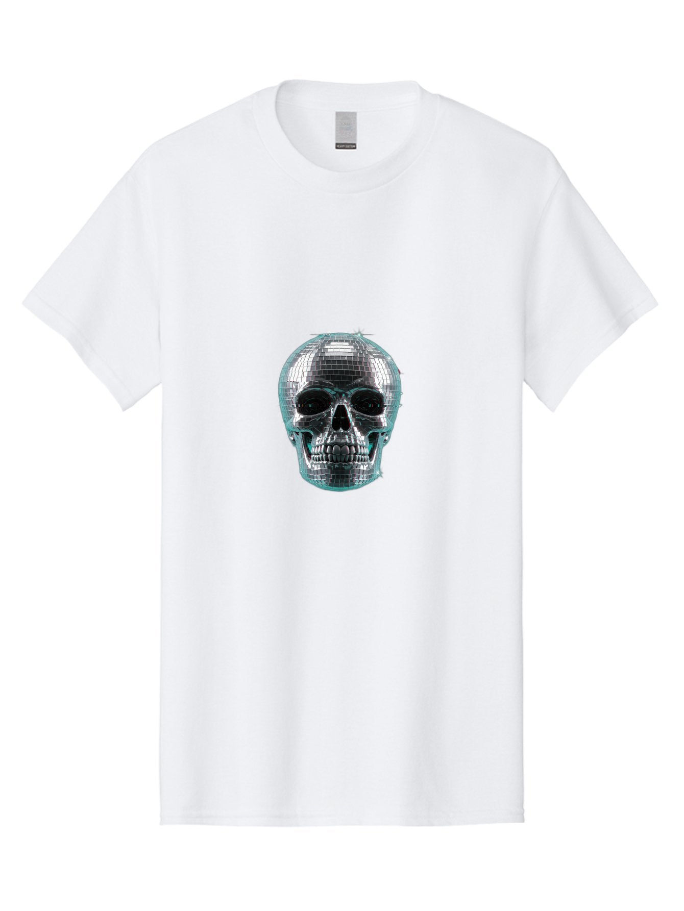 Disco-Ball-Skull-2 Men'S Graphic Tee, 100% Cotton, Comfortable Casual Summer Wear, Machine Washable, Vintage Camera, Old Camera, Antique Camera, Black Camera, Classic Photography, Photography Equipment, Nostalgic Device, Film Camera, Bak422 15