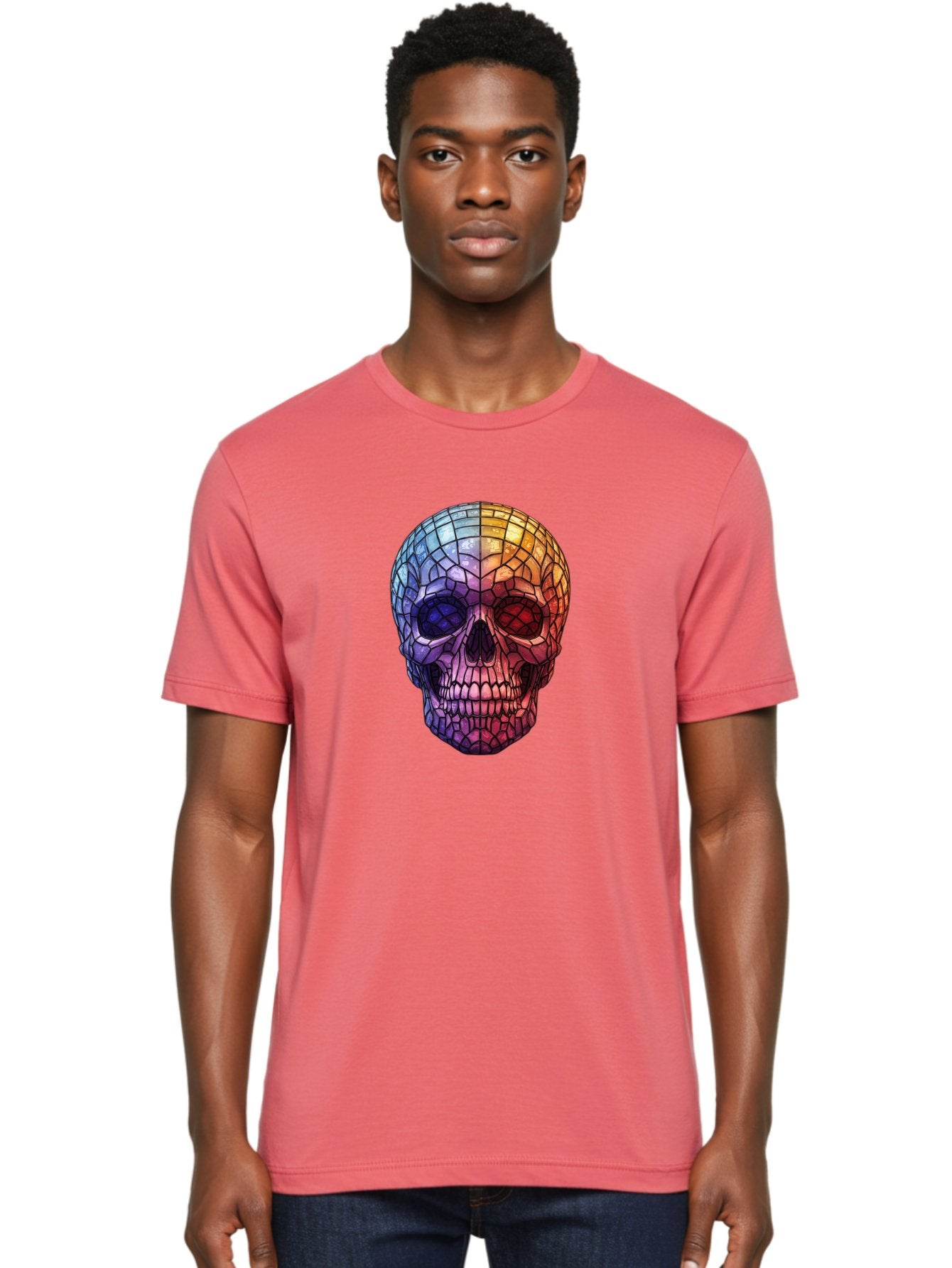 Disco-Ball-Skull-4 Men'S Graphic Tee, 100% Cotton, Comfortable Casual Summer Wear, Machine Washable, Vintage Camera, Old Camera, Antique Camera, Black Camera, Classic Photography, Photography Equipment, Nostalgic Device, Film Camera, Bak424 28