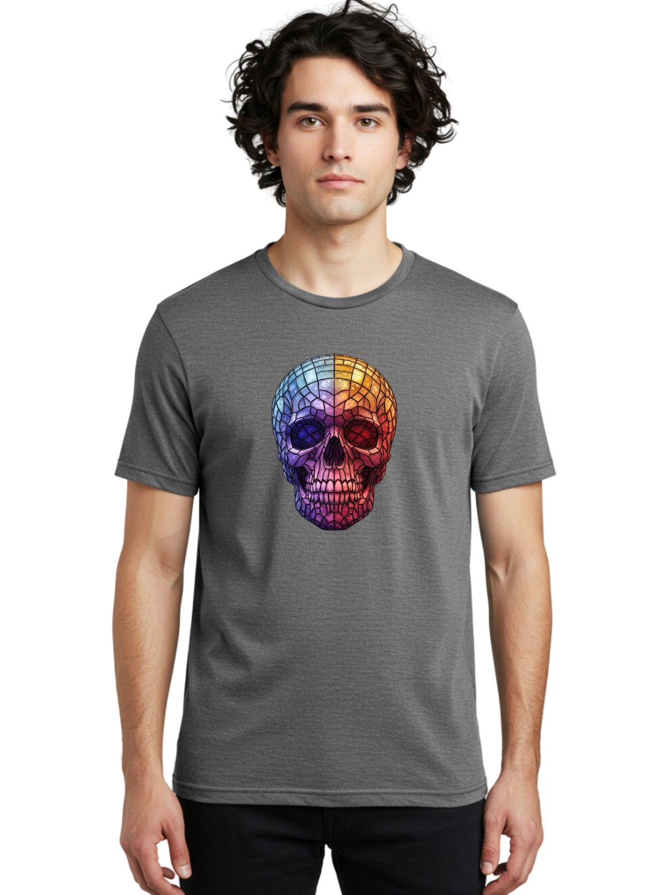 Disco-Ball-Skull-4 Men'S Graphic Tee, 100% Cotton, Comfortable Casual Summer Wear, Machine Washable, Vintage Camera, Old Camera, Antique Camera, Black Camera, Classic Photography, Photography Equipment, Nostalgic Device, Film Camera, Bak424 26