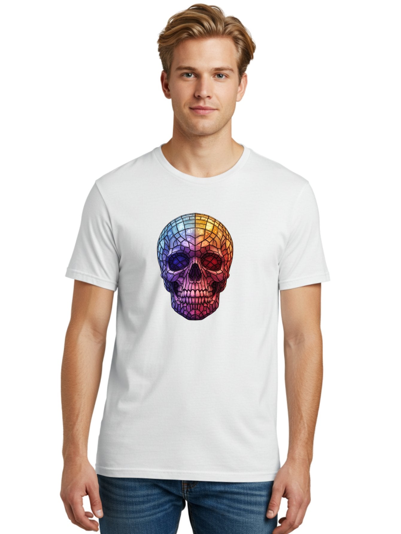 Disco-Ball-Skull-4 Men'S Graphic Tee, 100% Cotton, Comfortable Casual Summer Wear, Machine Washable, Vintage Camera, Old Camera, Antique Camera, Black Camera, Classic Photography, Photography Equipment, Nostalgic Device, Film Camera, Bak424 21