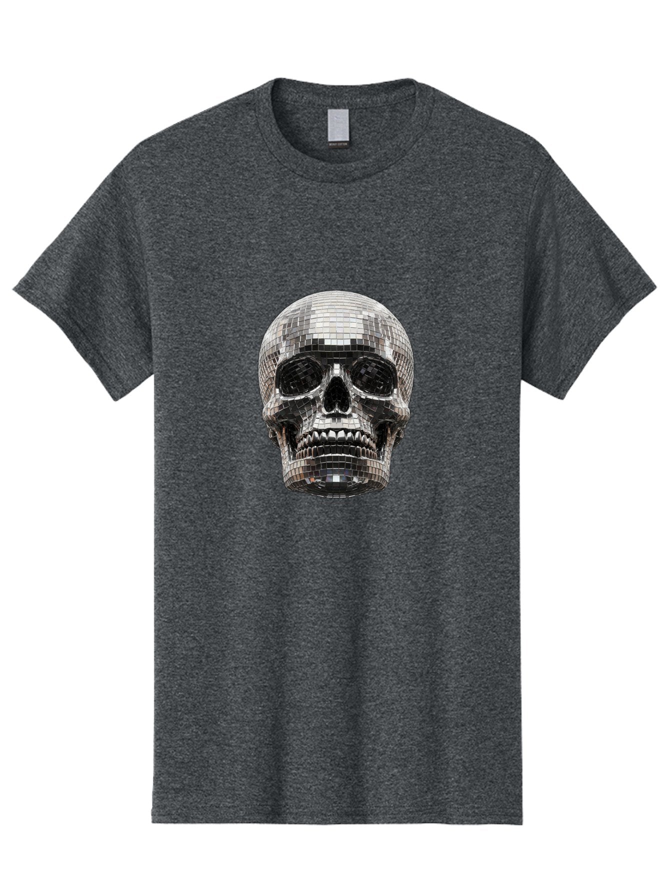 Disco-Ball-Skull Men'S Graphic Tee, 100% Cotton, Comfortable Casual Summer Wear, Machine Washable, Vintage Camera, Old Camera, Antique Camera, Black Camera, Classic Photography, Photography Equipment, Nostalgic Device, Film Camera, Camera Art Bak425 14