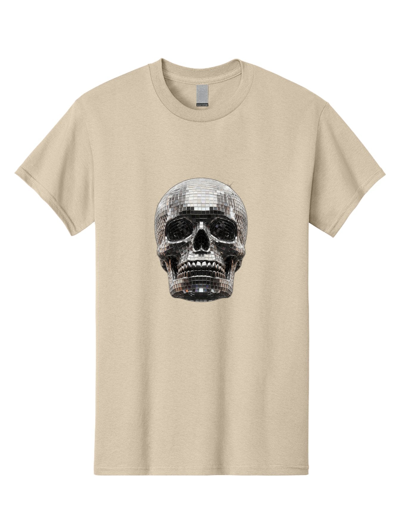 Disco-Ball-Skull Men'S Graphic Tee, 100% Cotton, Comfortable Casual Summer Wear, Machine Washable, Vintage Camera, Old Camera, Antique Camera, Black Camera, Classic Photography, Photography Equipment, Nostalgic Device, Film Camera, Camera Art Bak425 13