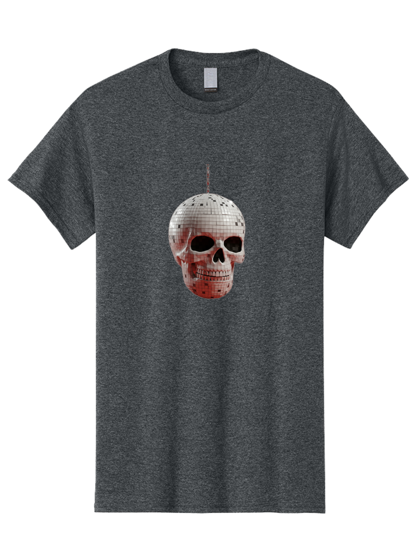 Disco-Skull-1 Men'S Graphic Tee, 100% Cotton, Comfortable Casual Summer Wear, Machine Washable, Vintage Camera, Old Camera, Antique Camera, Black Camera, Classic Photography, Photography Equipment, Nostalgic Device, Film Camera, Camera Art Bak426 12