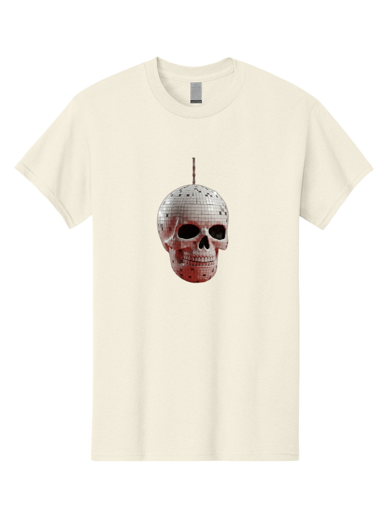 Disco-Skull-1 Men'S Graphic Tee, 100% Cotton, Comfortable Casual Summer Wear, Machine Washable, Vintage Camera, Old Camera, Antique Camera, Black Camera, Classic Photography, Photography Equipment, Nostalgic Device, Film Camera, Camera Art Bak426 13