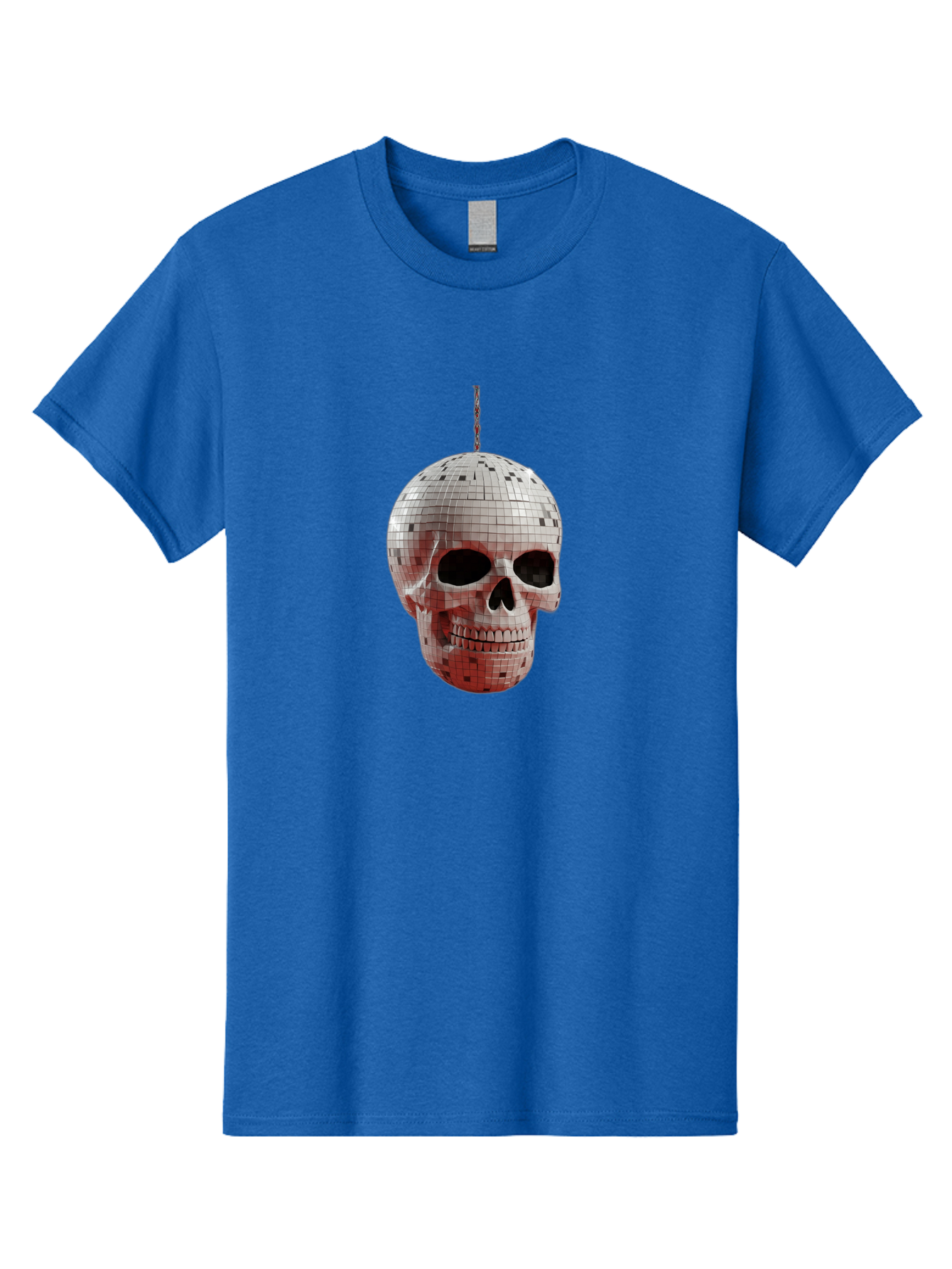 Disco-Skull-1 Men'S Graphic Tee, 100% Cotton, Comfortable Casual Summer Wear, Machine Washable, Vintage Camera, Old Camera, Antique Camera, Black Camera, Classic Photography, Photography Equipment, Nostalgic Device, Film Camera, Camera Art Bak426 10