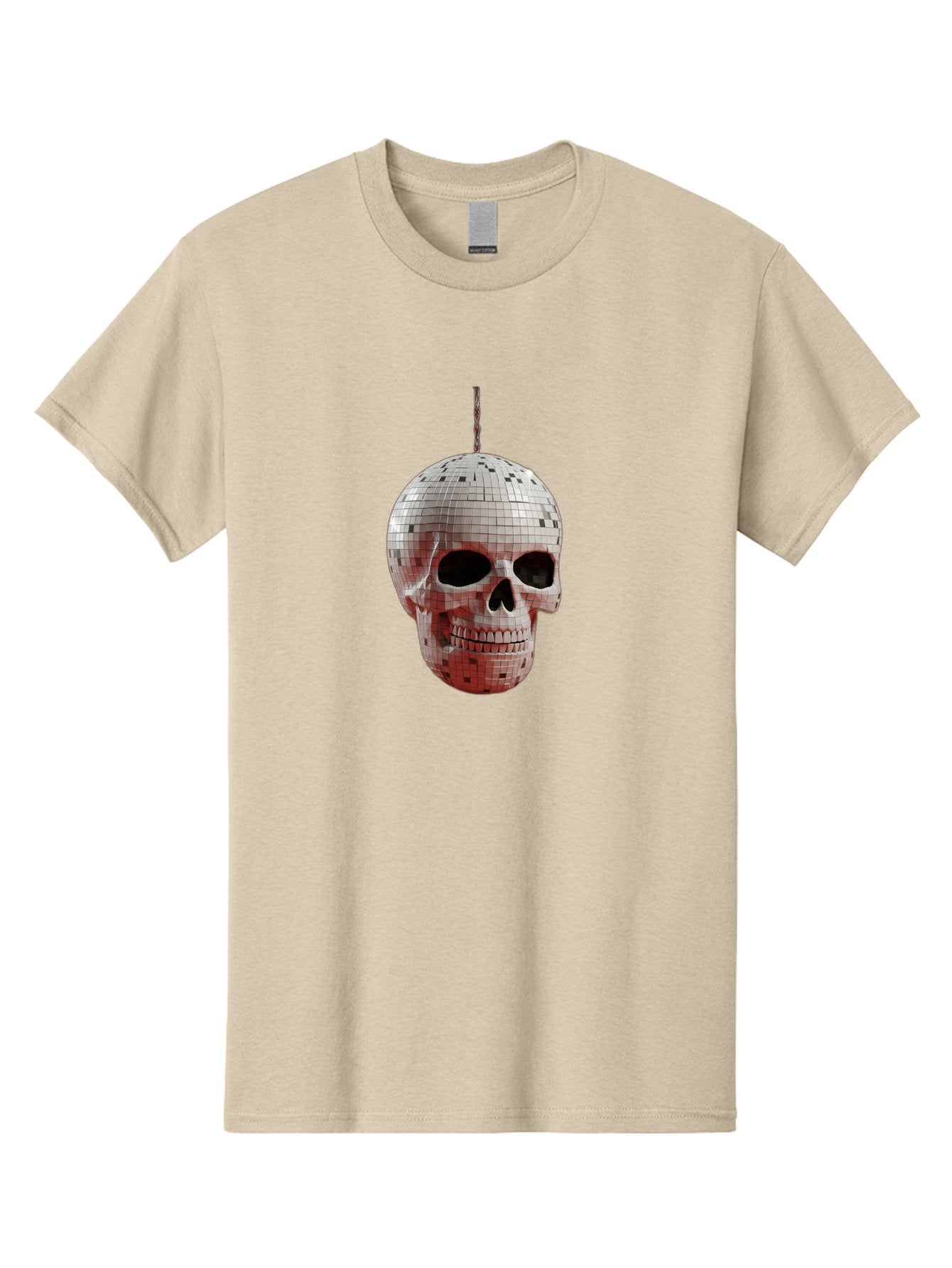 Disco-Skull-1 Men'S Graphic Tee, 100% Cotton, Comfortable Casual Summer Wear, Machine Washable, Vintage Camera, Old Camera, Antique Camera, Black Camera, Classic Photography, Photography Equipment, Nostalgic Device, Film Camera, Camera Art Bak426 12