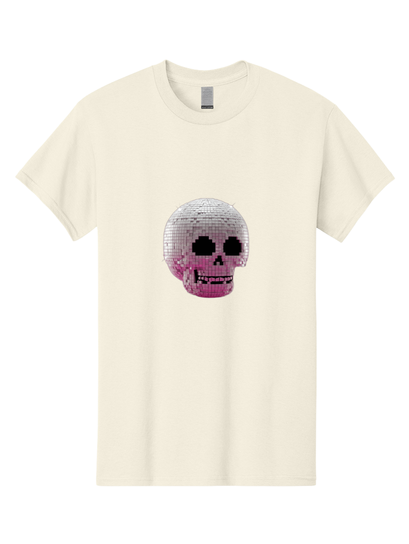 Disco-Skull-3 Men'S Graphic Tee, 100% Cotton, Comfortable Casual Summer Wear, Machine Washable, Vintage Camera, Old Camera, Antique Camera, Black Camera, Classic Photography, Photography Equipment, Nostalgic Device, Film Camera, Camera Art Bak428 4