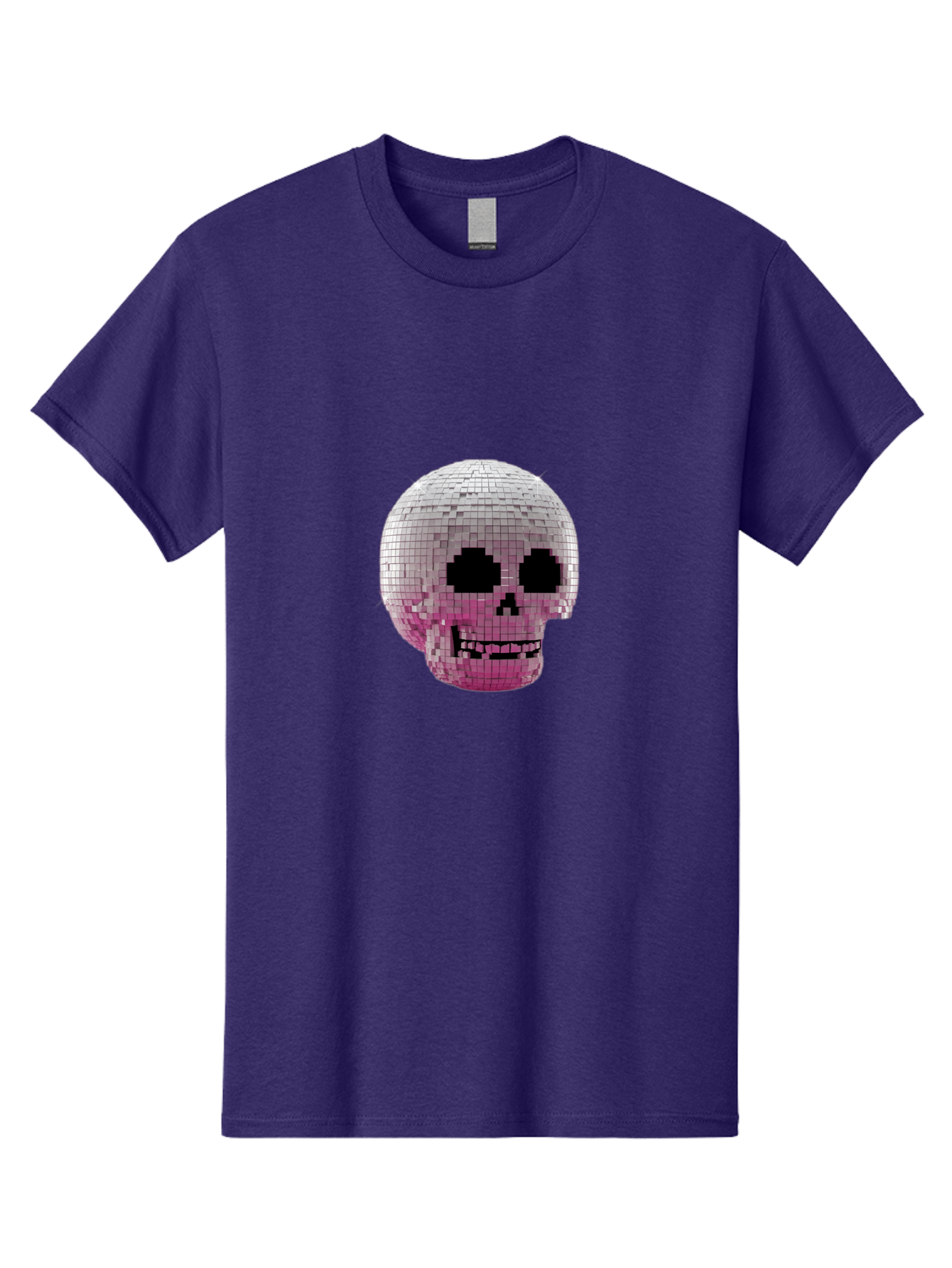 Disco-Skull-3 Men'S Graphic Tee, 100% Cotton, Comfortable Casual Summer Wear, Machine Washable, Vintage Camera, Old Camera, Antique Camera, Black Camera, Classic Photography, Photography Equipment, Nostalgic Device, Film Camera, Camera Art Bak428 5
