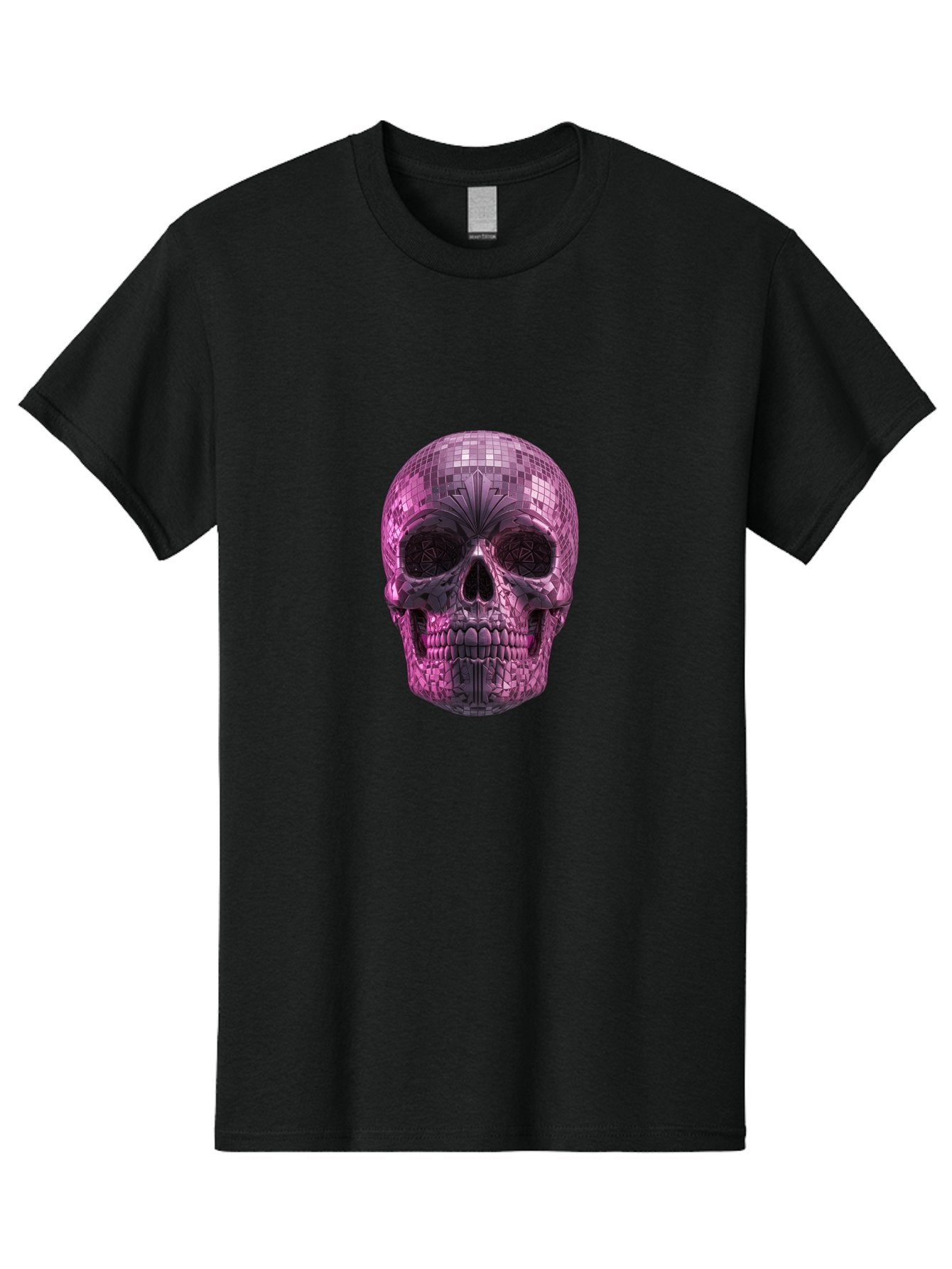 Disco-Skull-4 Men'S Graphic Tee, 100% Cotton, Comfortable Casual Summer Wear, Machine Washable, Vintage Camera, Old Camera, Antique Camera, Black Camera, Classic Photography, Photography Equipment, Nostalgic Device, Film Camera, Camera Art Bak429 7