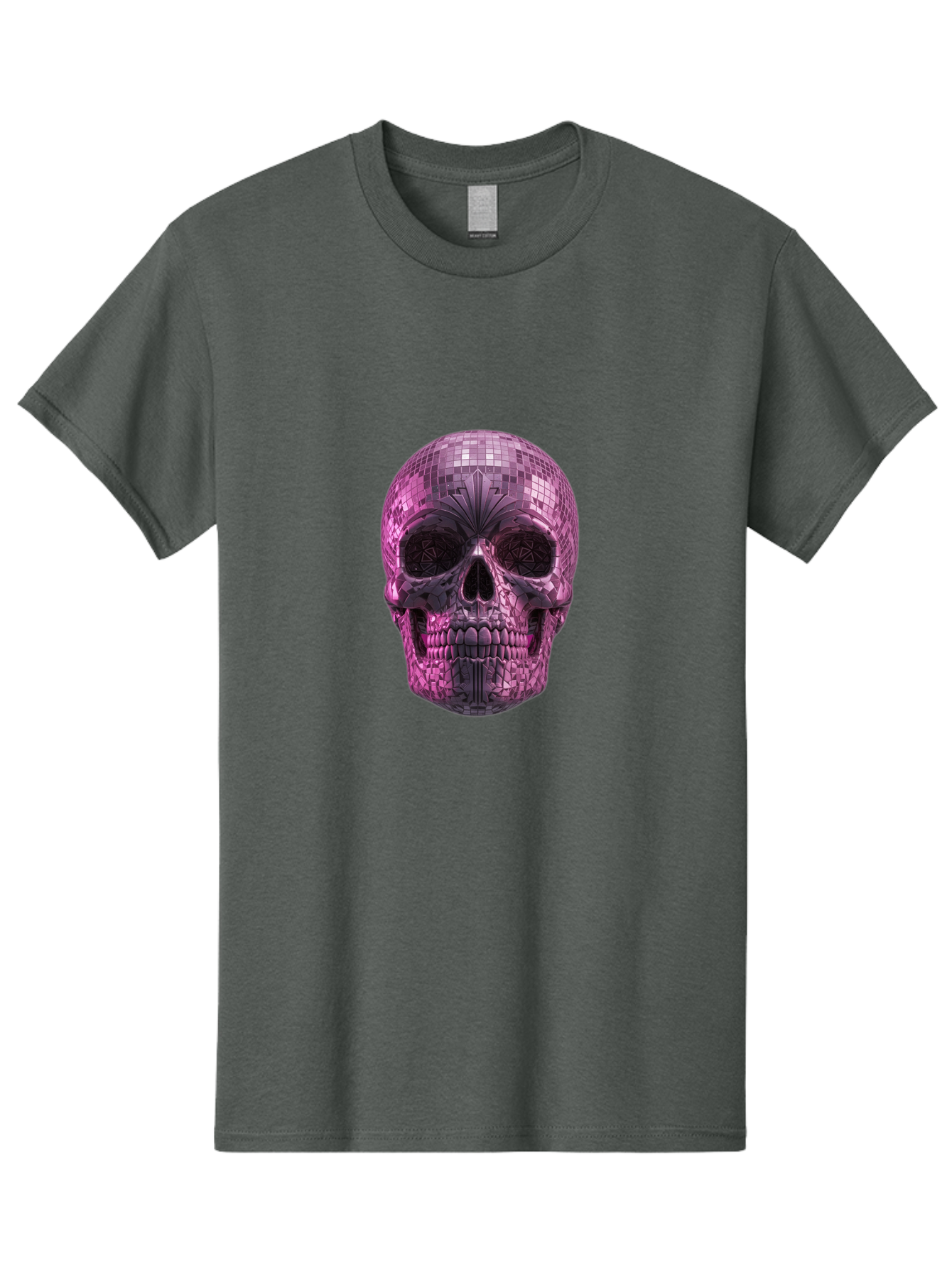 Disco-Skull-4 Men'S Graphic Tee, 100% Cotton, Comfortable Casual Summer Wear, Machine Washable, Vintage Camera, Old Camera, Antique Camera, Black Camera, Classic Photography, Photography Equipment, Nostalgic Device, Film Camera, Camera Art Bak429 4